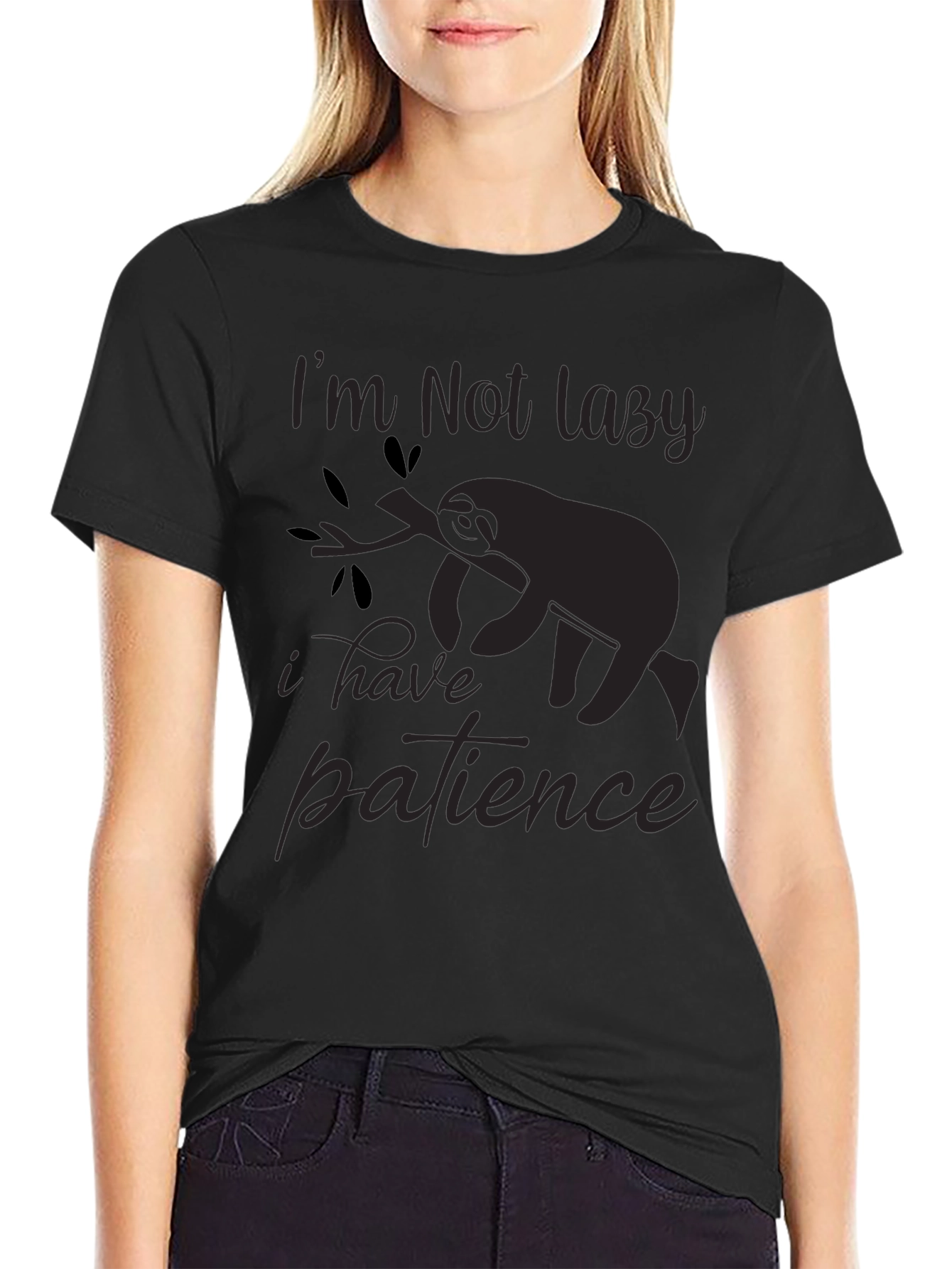 Im Not Lazy T-Shirt Sloth Patience Graphic Tee