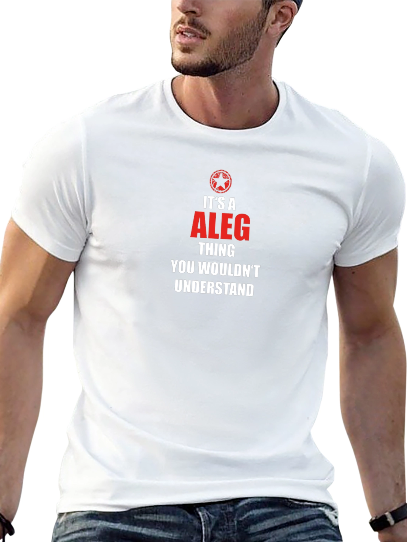 Its a Aleg Thing T-Shirt - Black Cotton Tee