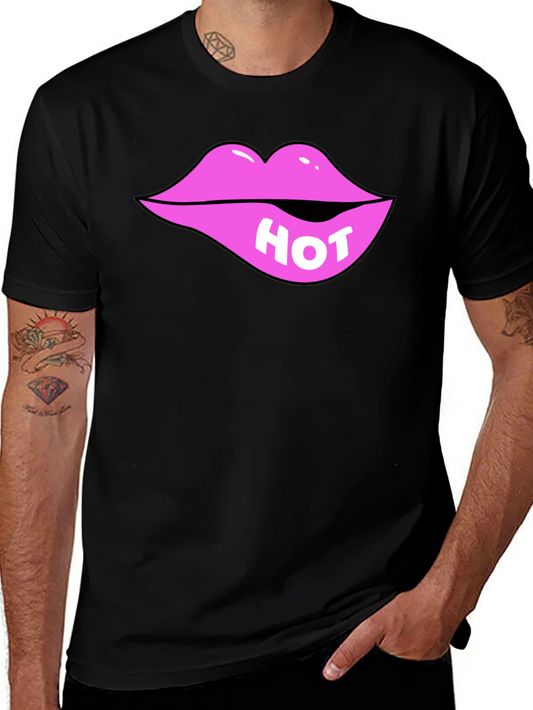 Hot Lips Graphic Tee - Bite Me T-Shirt
