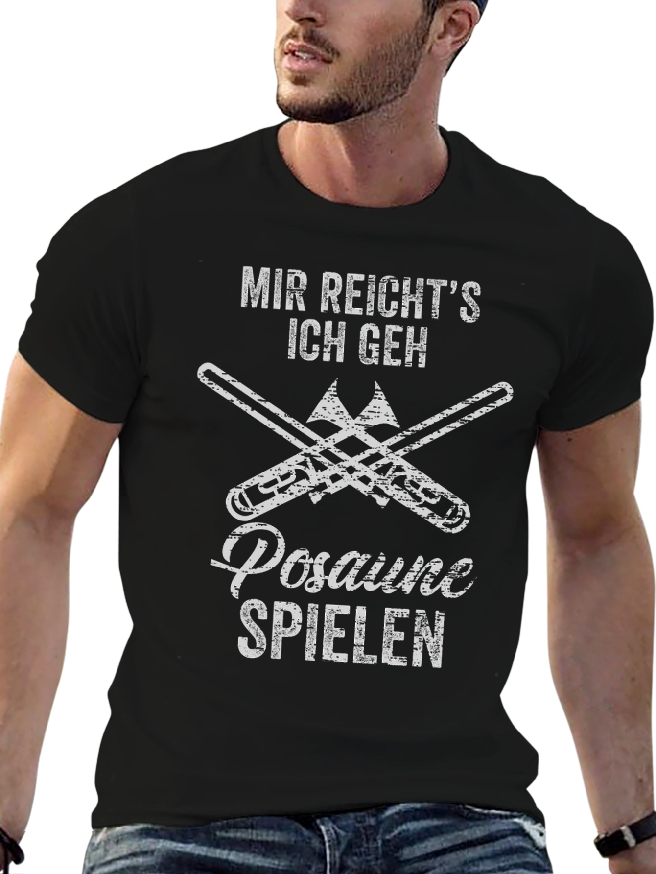Mir Reichts Posaune Spielen Black T-Shirt