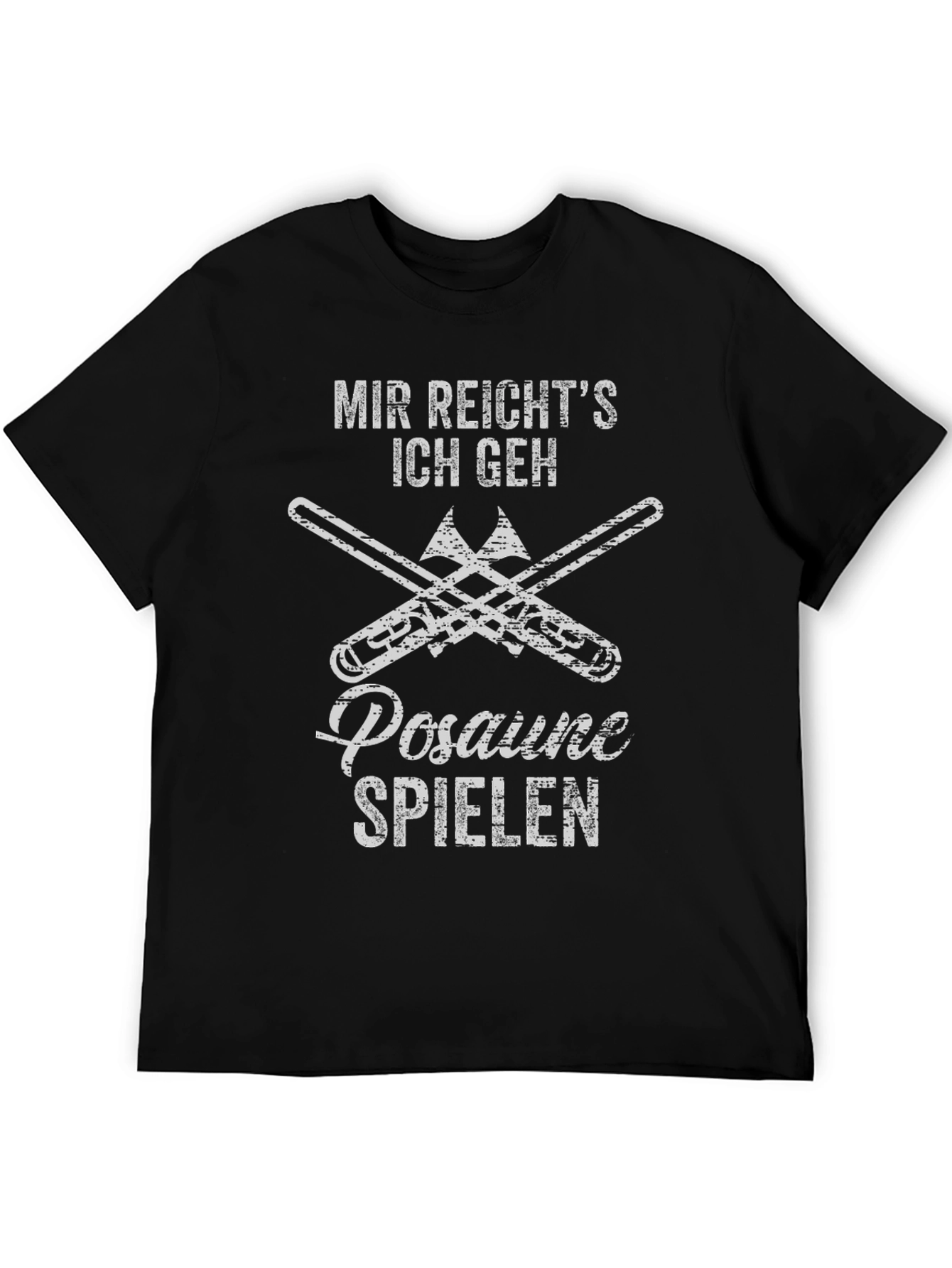 Mir Reichts Posaune Spielen Black T-Shirt