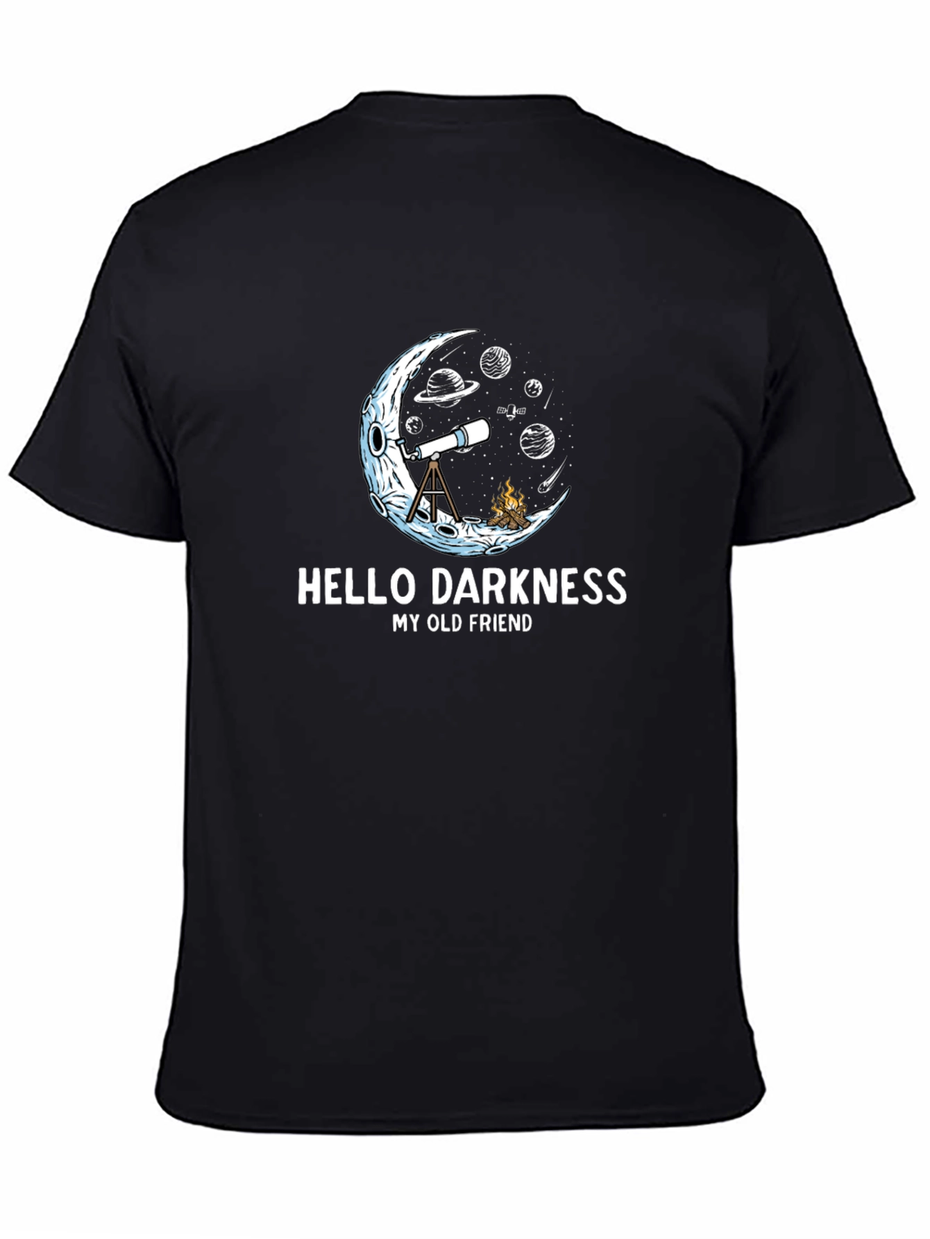 Hello Darkness T-Shirt - Astronomy Tee