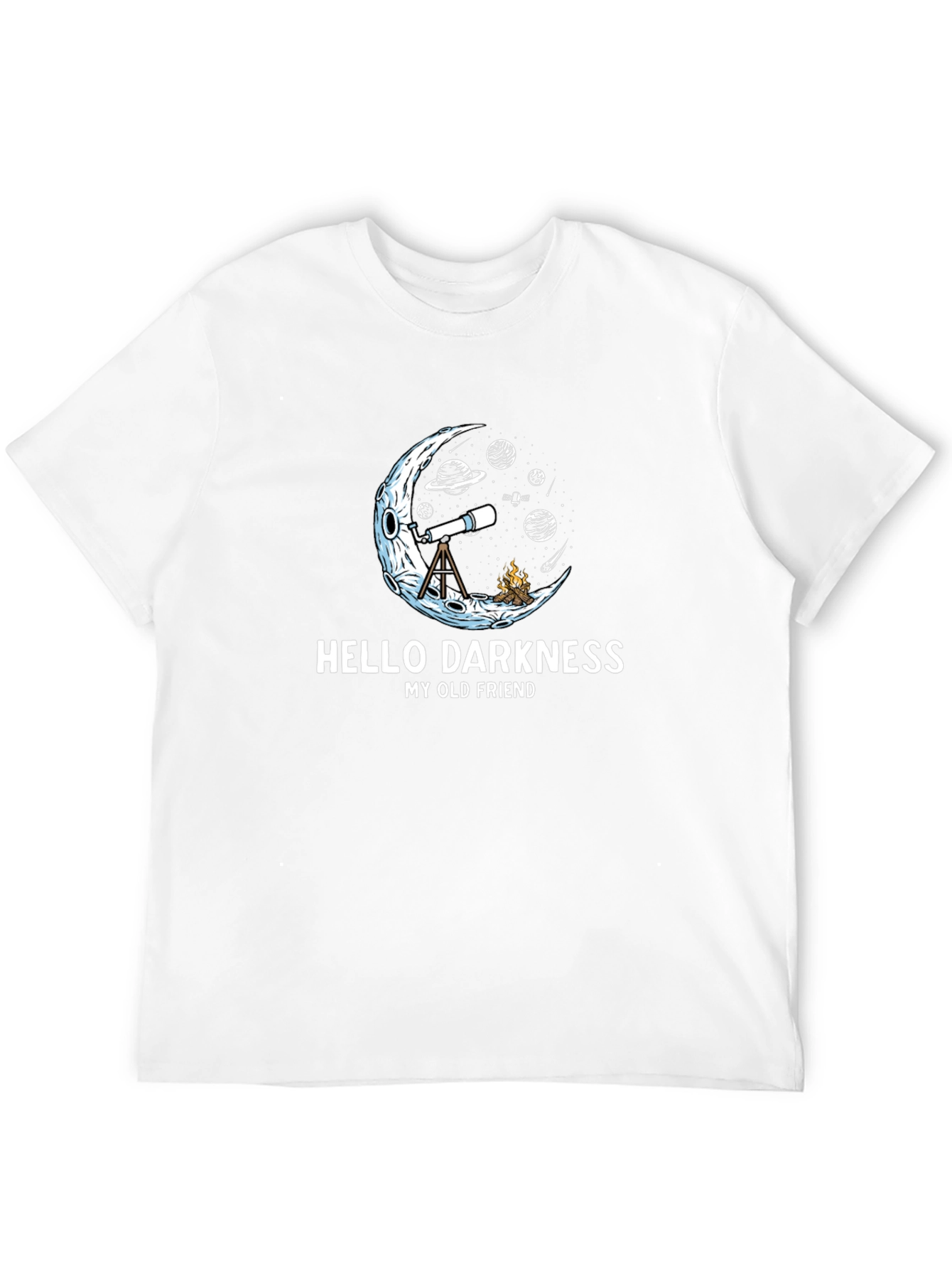 Hello Darkness T-Shirt - Astronomy Tee