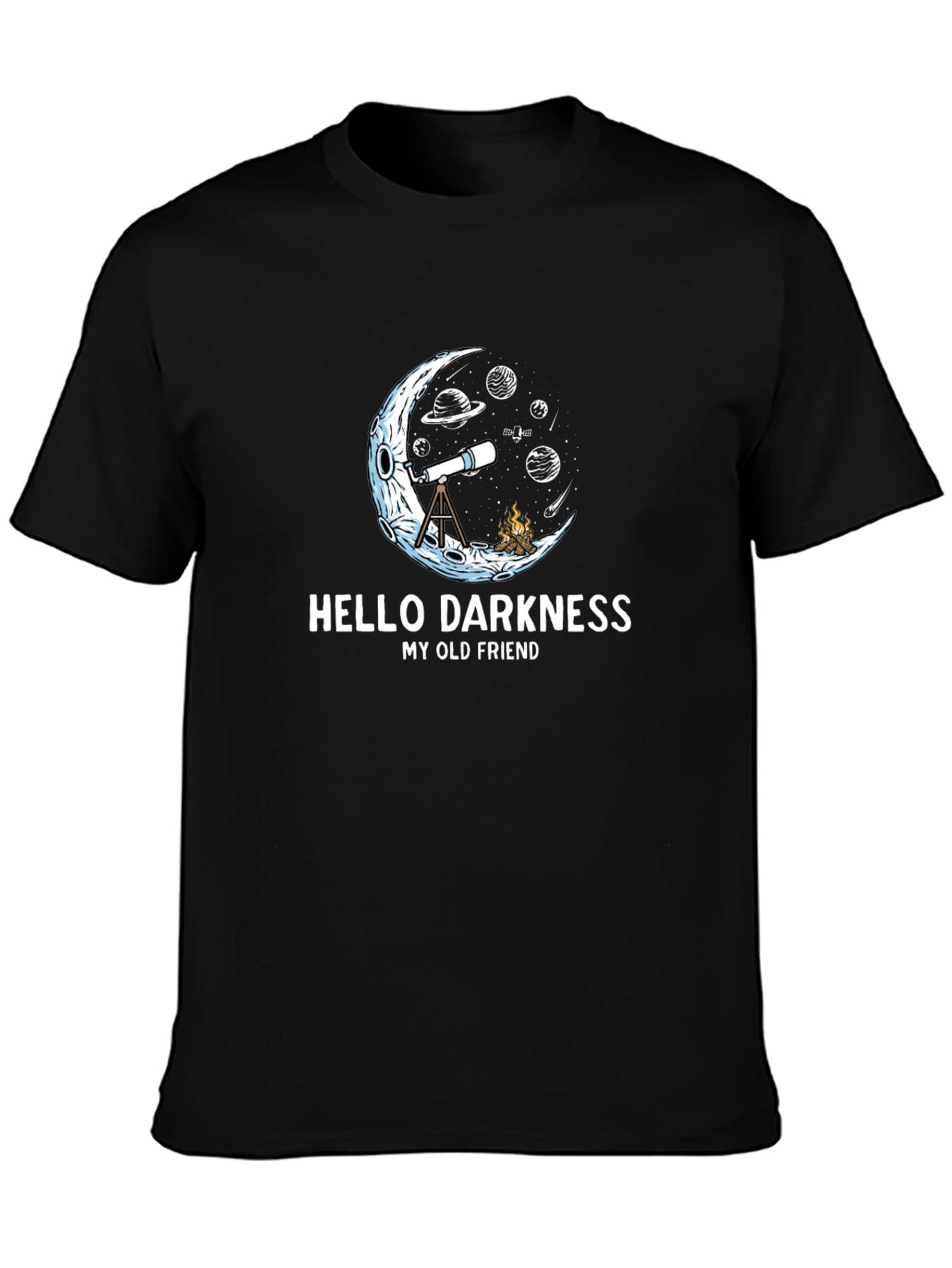 Hello Darkness T-Shirt - Astronomy Tee