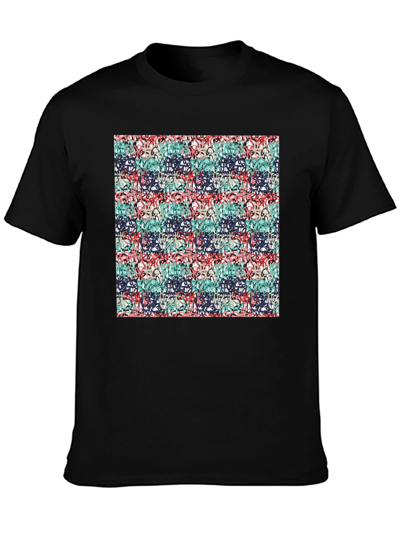Abstract Graffiti Style T-Shirt