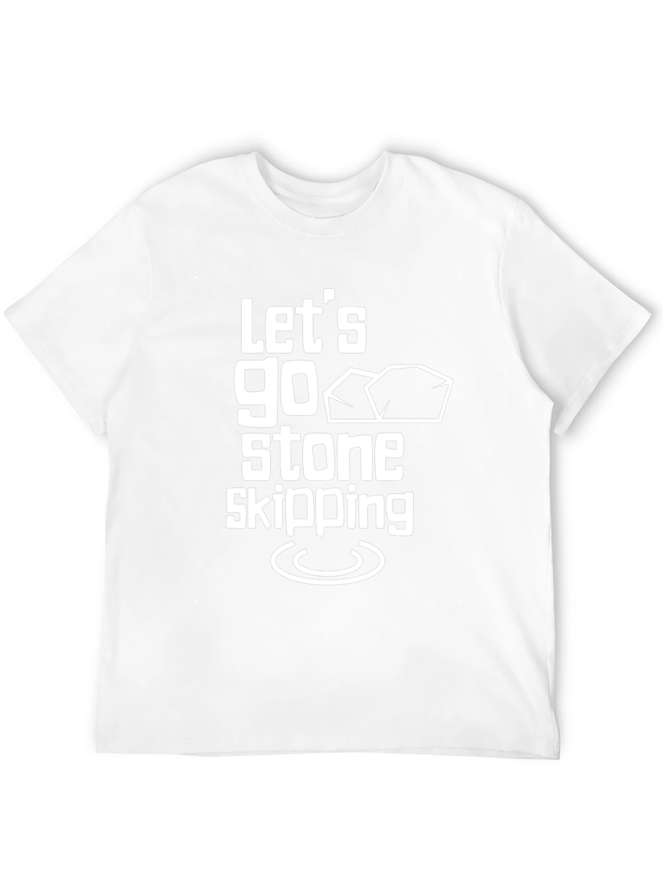 Lets Go Stone Skipping Graphic T-Shirt