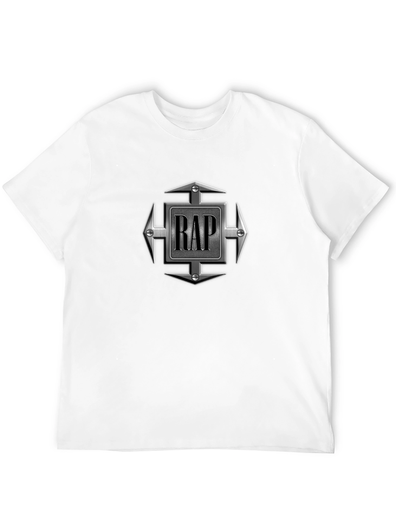 RAP Graphic Tee - Urban Style Black T-Shirt