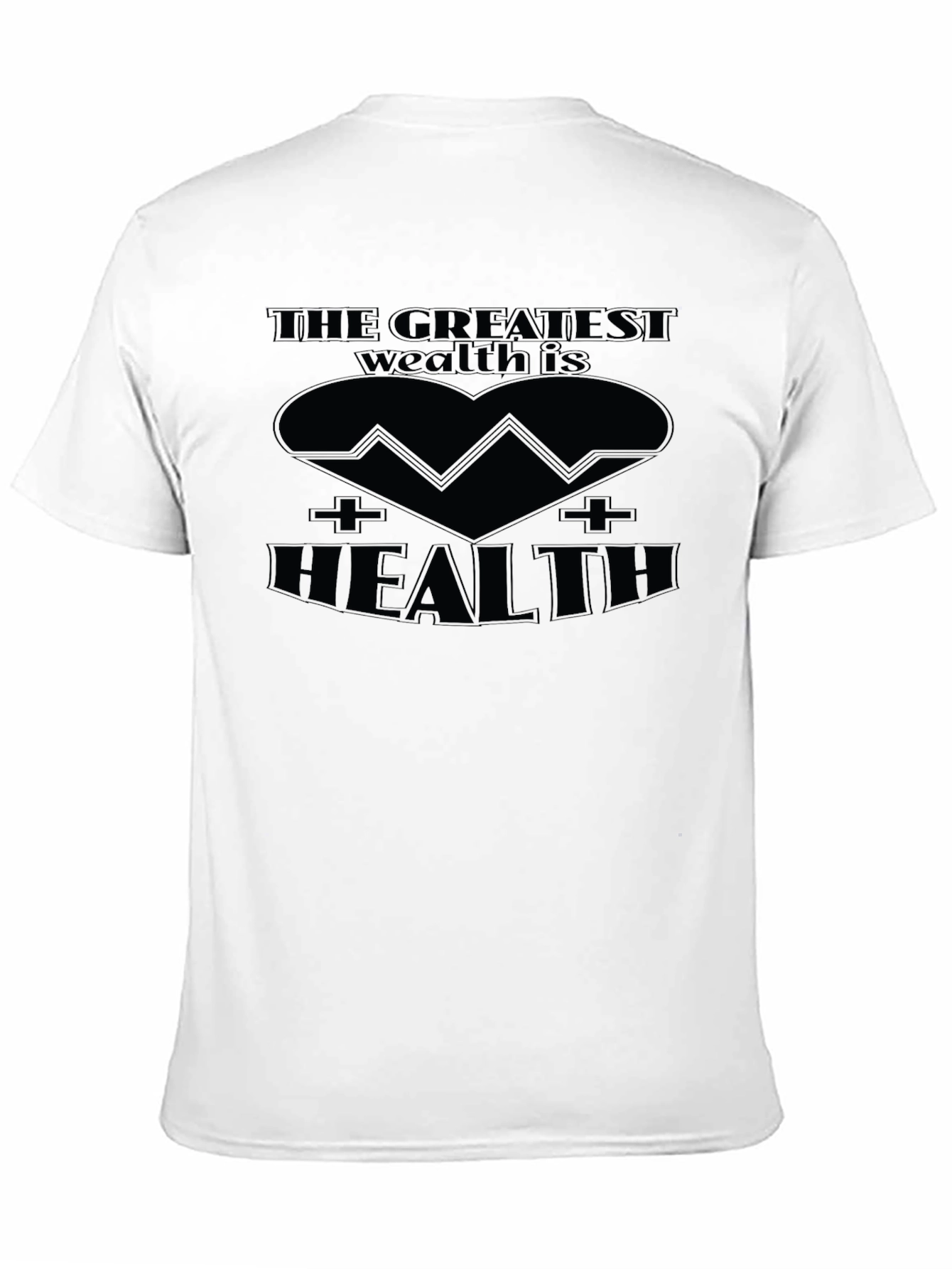 Health is Wealth Graphic Tee