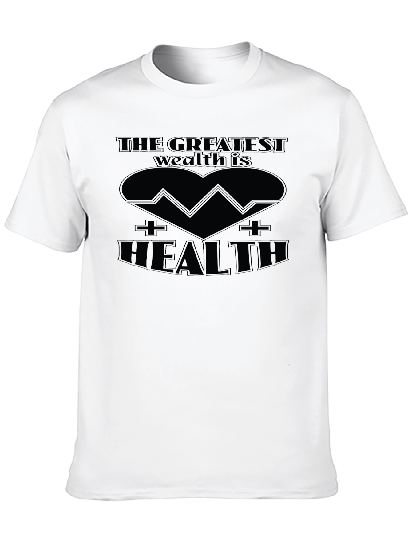 Health is Wealth Graphic Tee