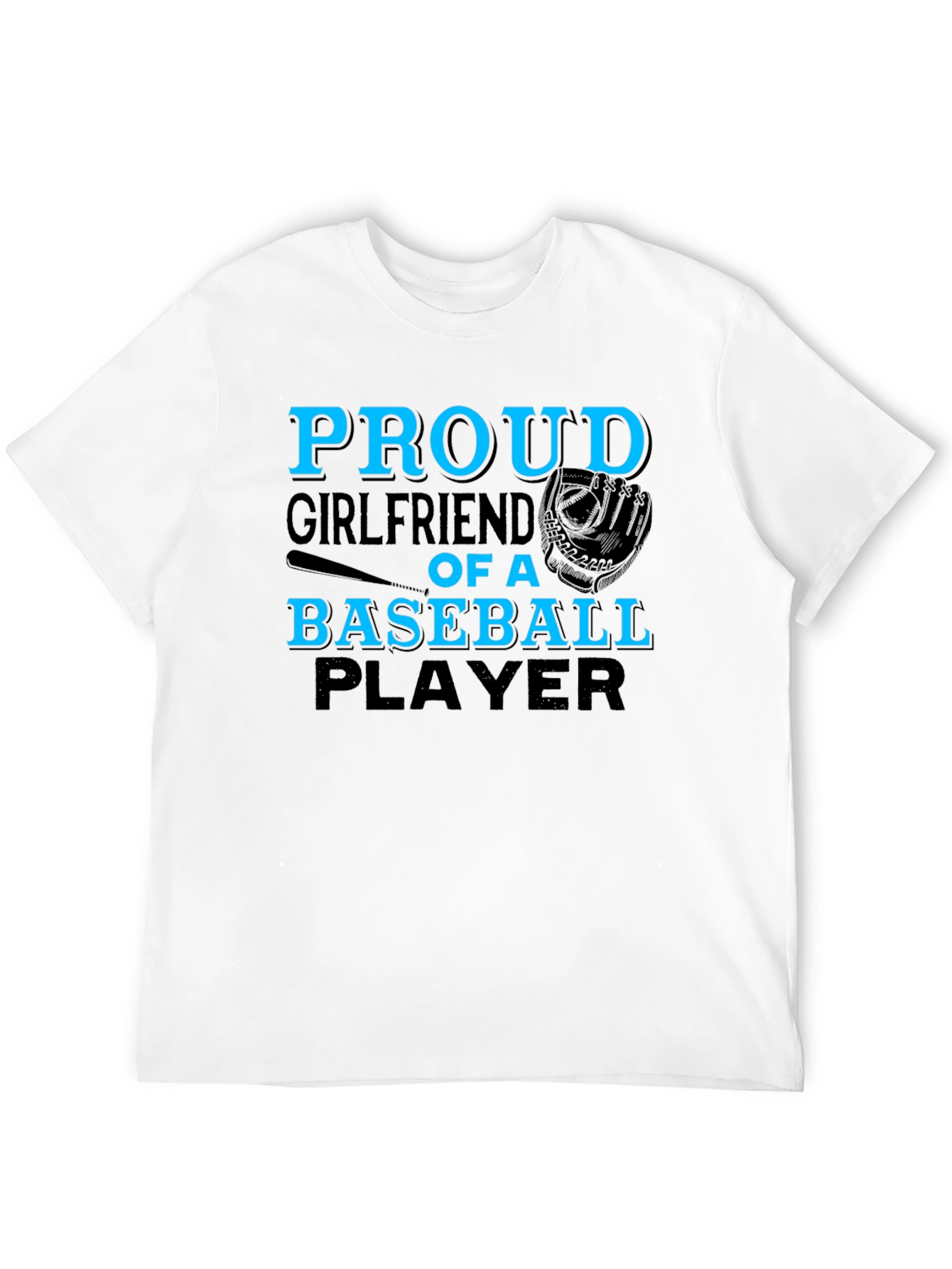 Proud Baseball Girlfriend Graphic T-Shirt