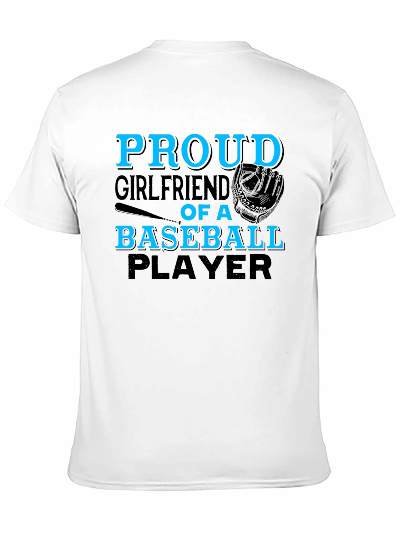 Proud Baseball Girlfriend Graphic T-Shirt