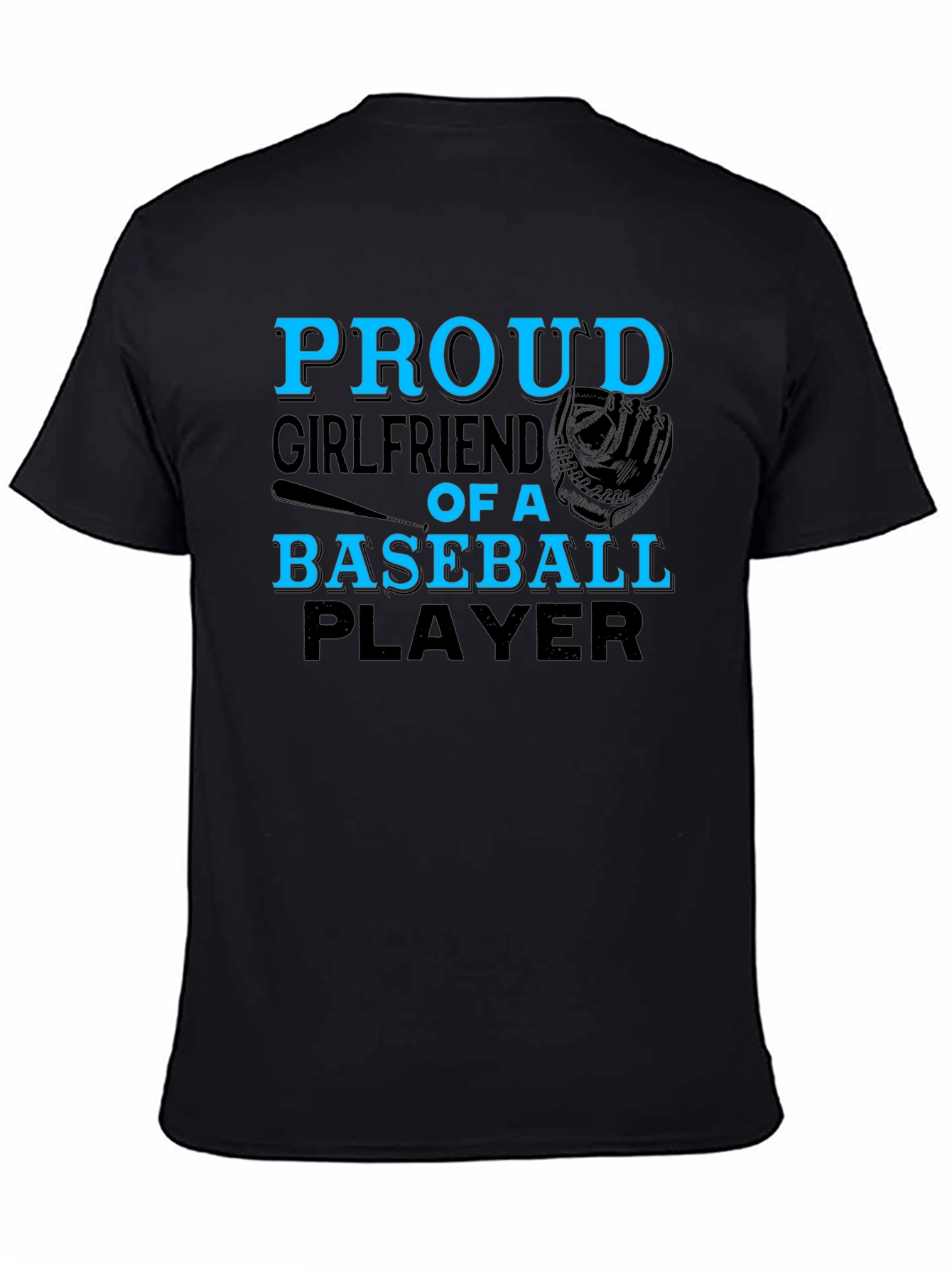 Proud Baseball Girlfriend Graphic T-Shirt