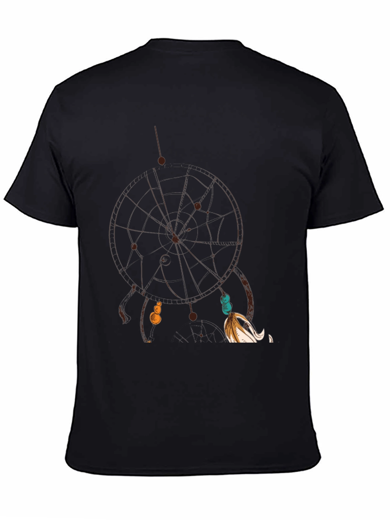 Dream Catcher Graphic Black T-Shirt