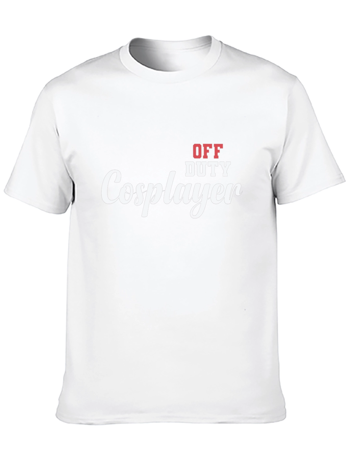 Off Duty Cosplayer Graphic T-Shirt