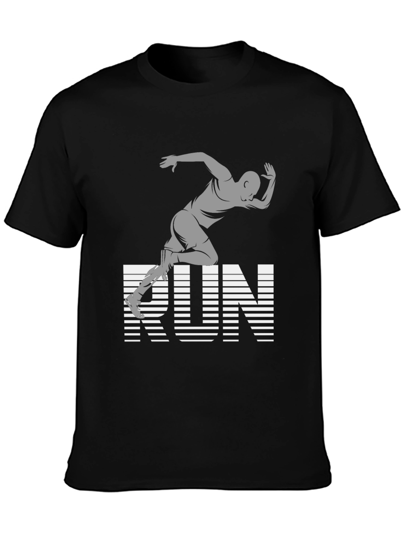 Run Graphic Tee - Athletic Style