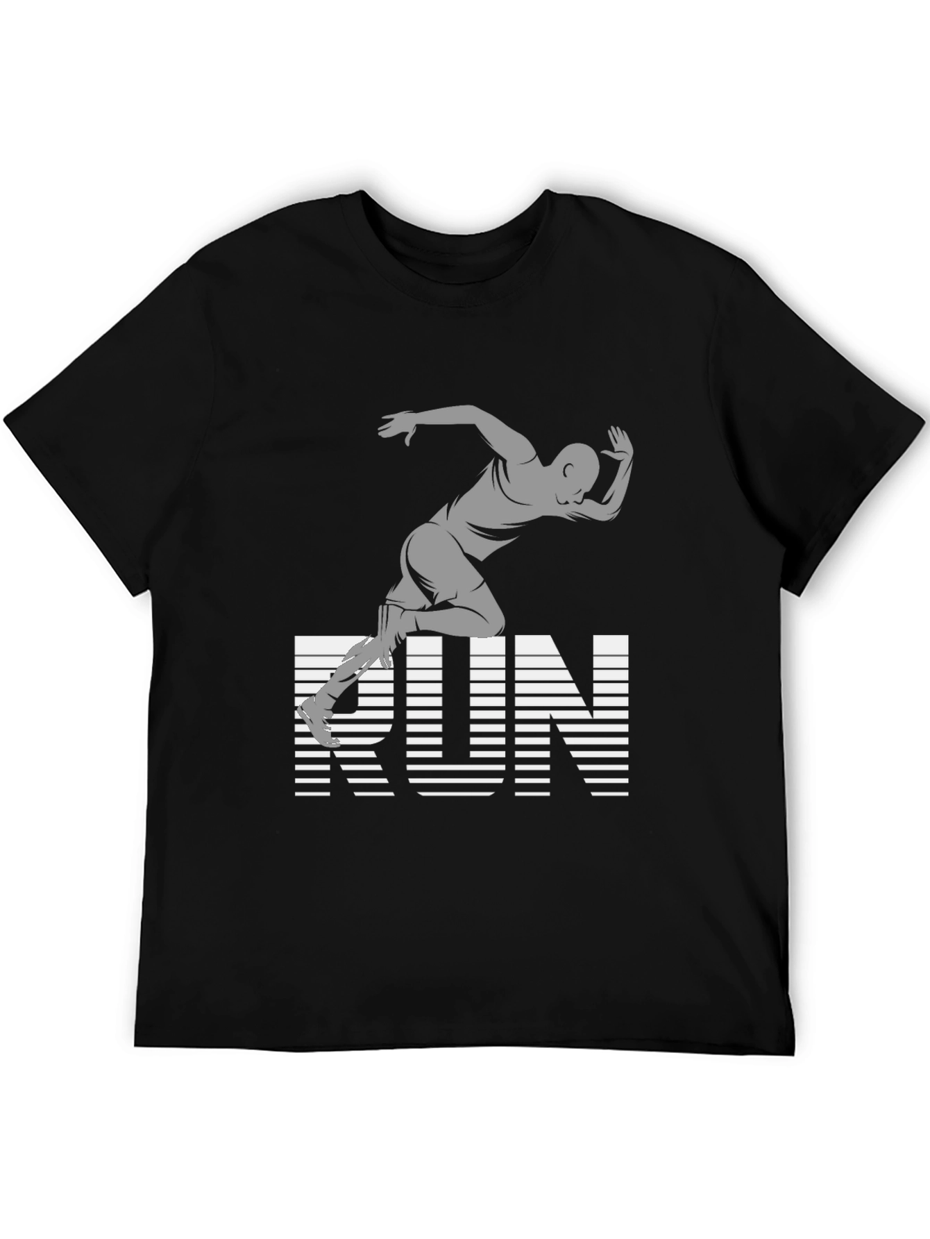 Run Graphic Tee - Athletic Style