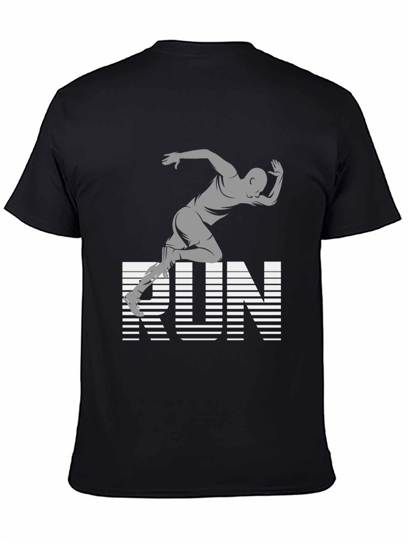 Run Graphic Tee - Athletic Style