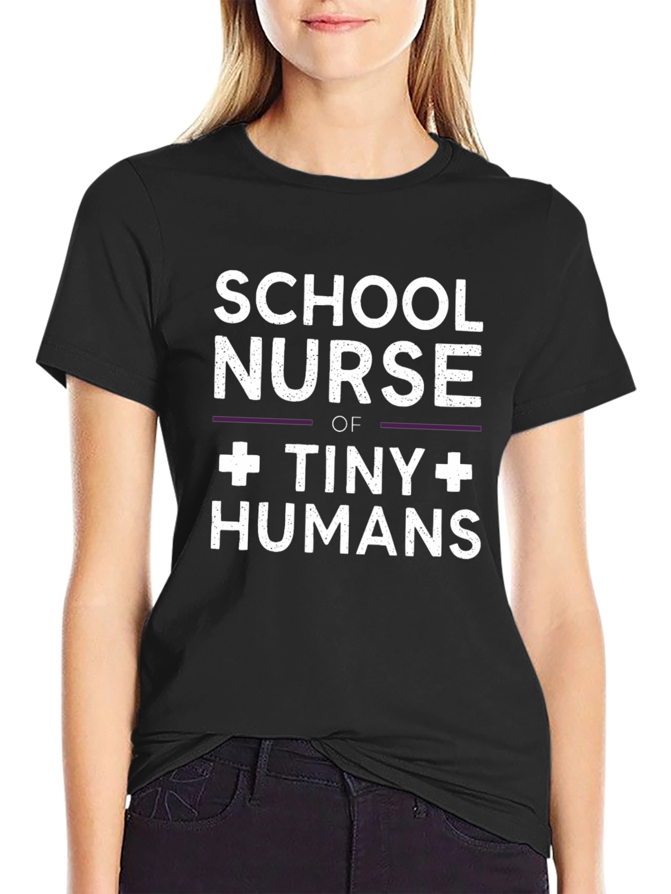 School Nurse of Tiny Humans Graphic Tee