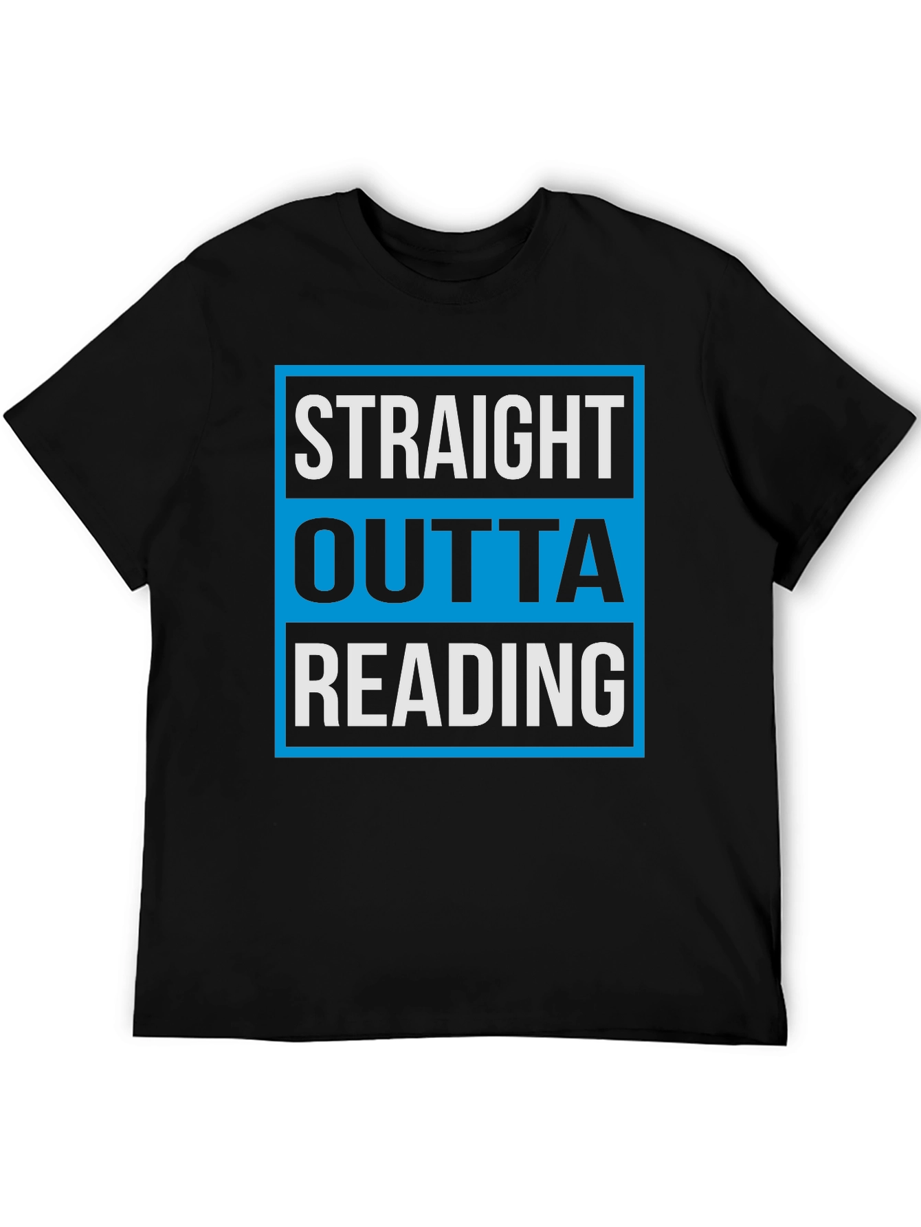 Straight Outta Reading T-Shirt Novelty Graphic Tee