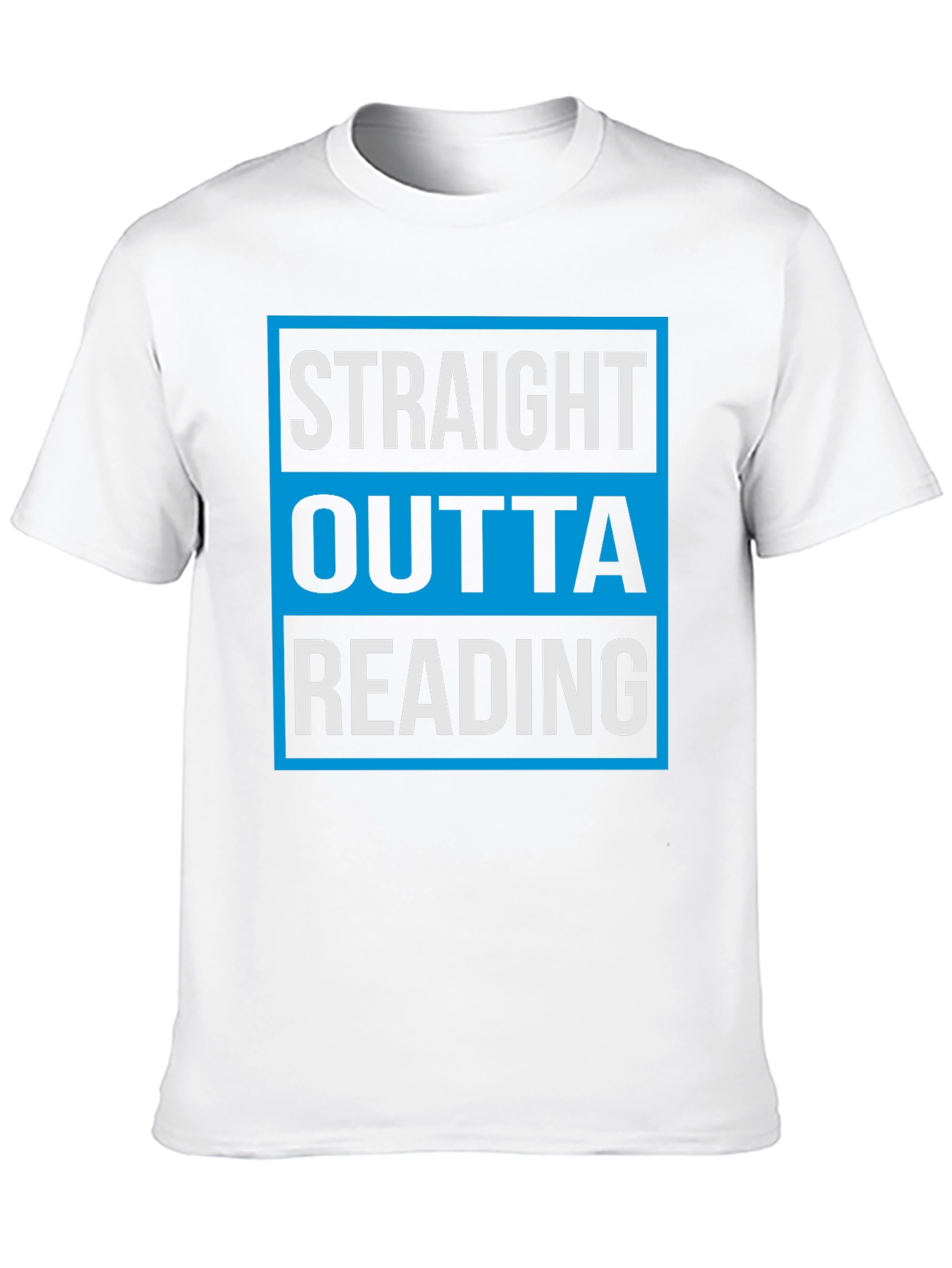 Straight Outta Reading T-Shirt Novelty Graphic Tee