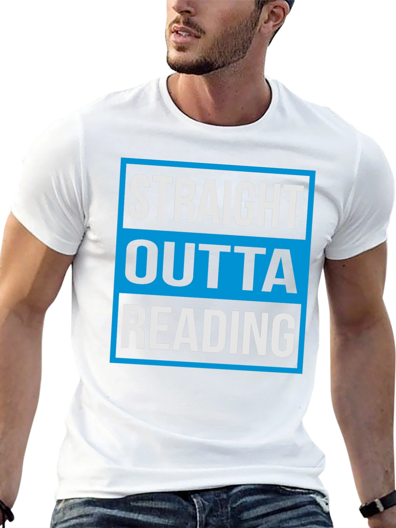 Straight Outta Reading T-Shirt Novelty Graphic Tee