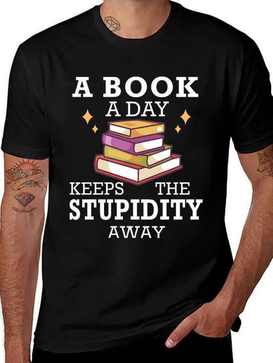 A Book A Day T-Shirt - Read More Learn More!