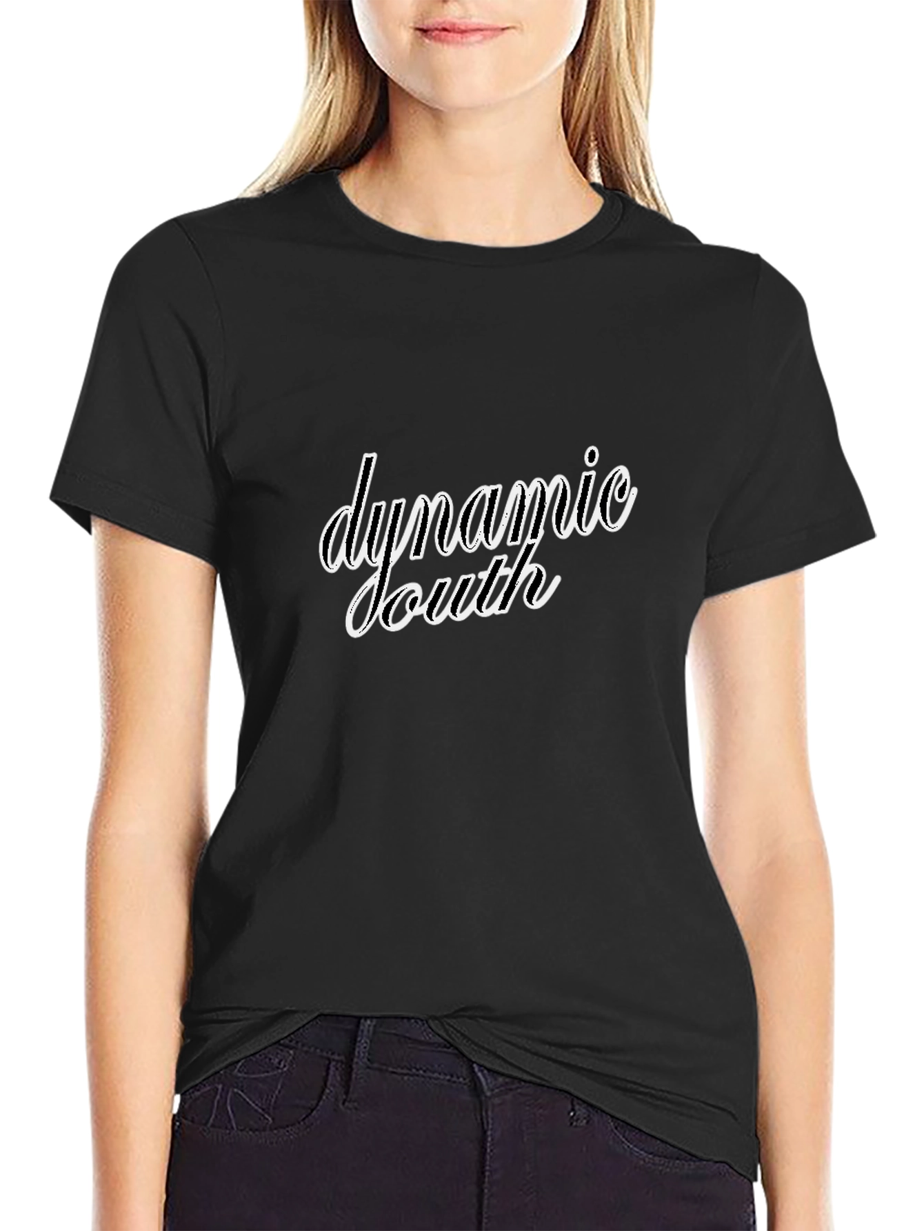 Dynamic Youth Black T-Shirt