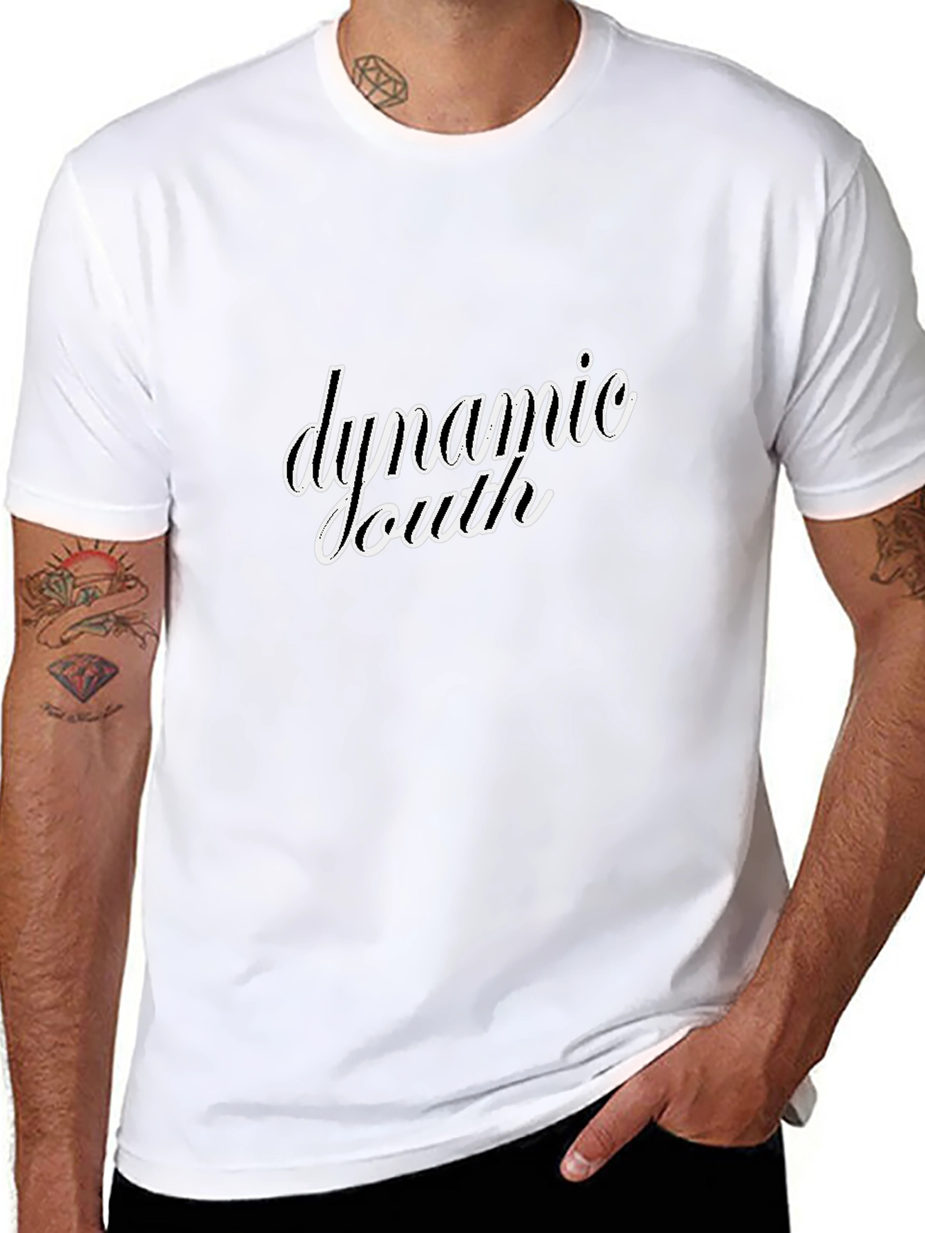 Dynamic Youth Black T-Shirt