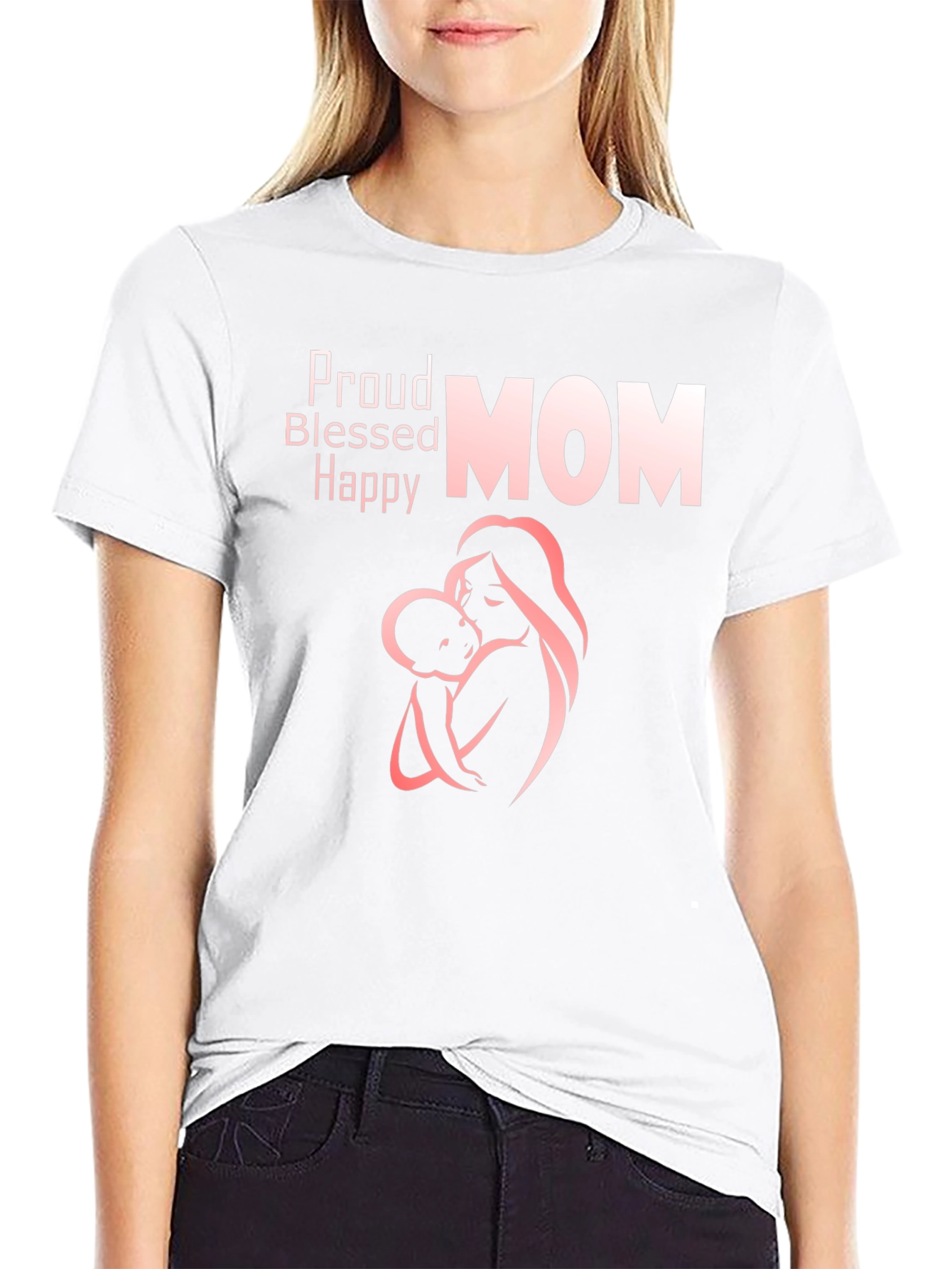 Proud Mom T-Shirt - Mother & Child Graphic Tee