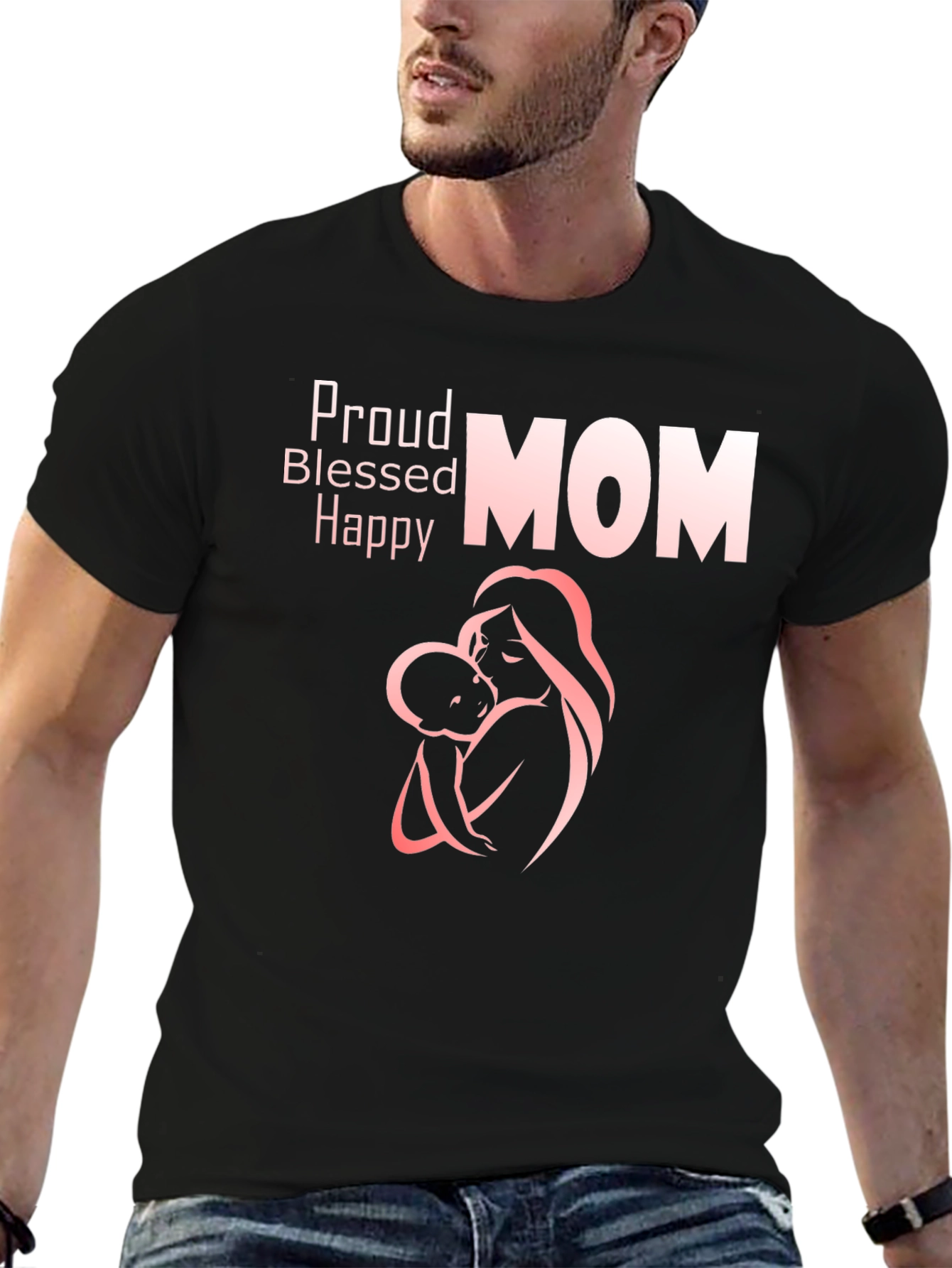 Proud Mom T-Shirt - Mother & Child Graphic Tee
