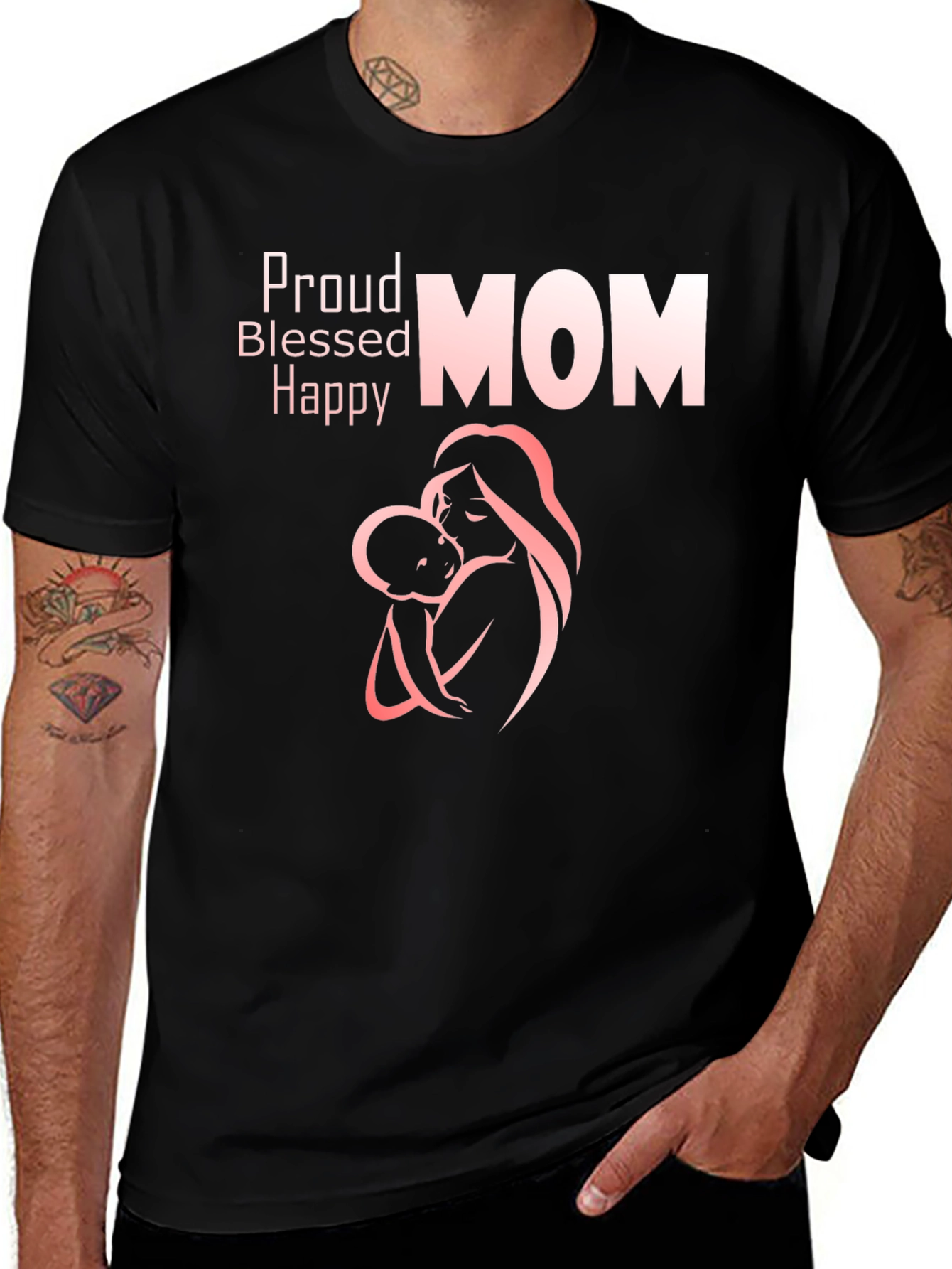 Proud Mom T-Shirt - Mother & Child Graphic Tee