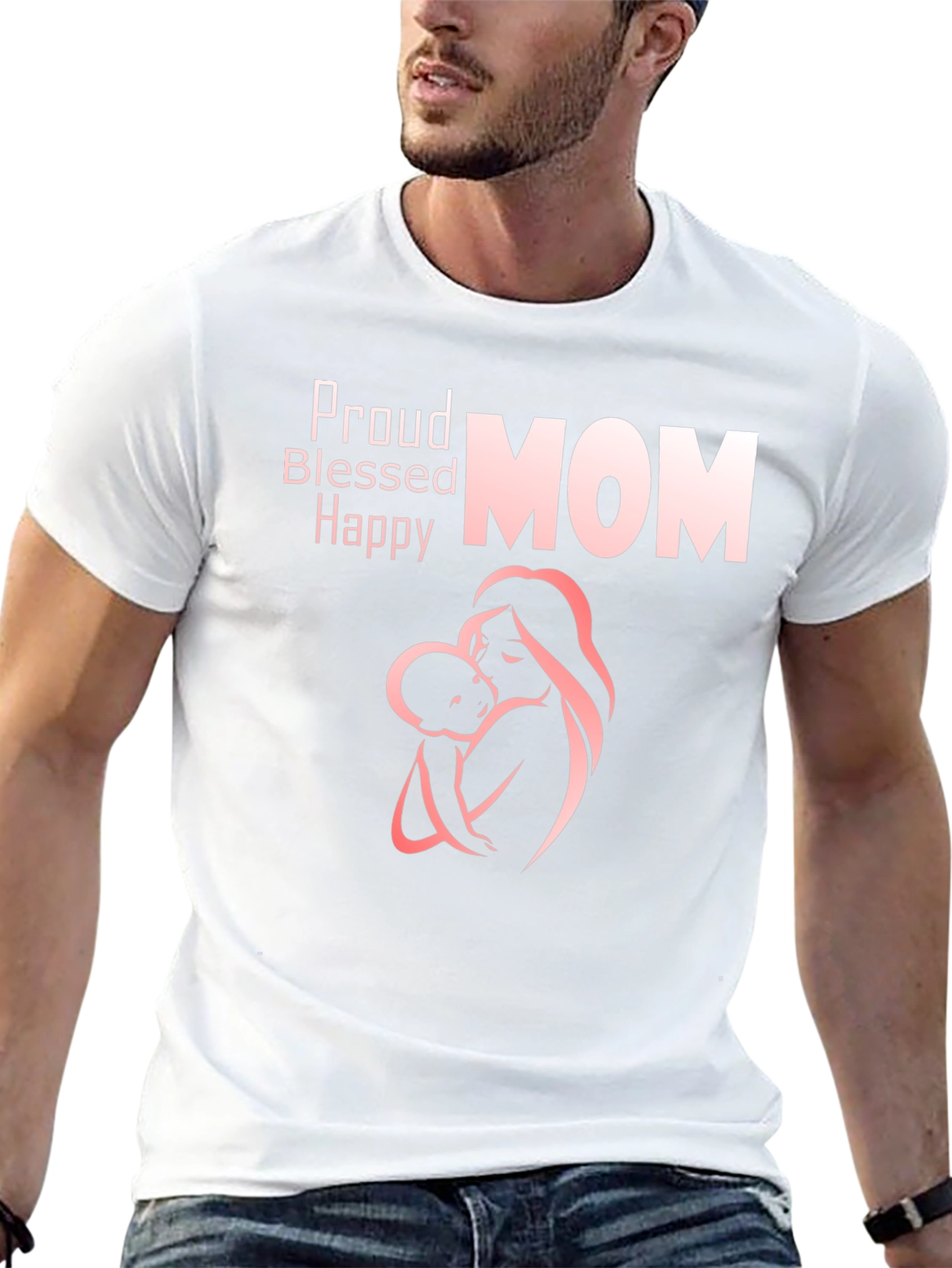 Proud Mom T-Shirt - Mother & Child Graphic Tee