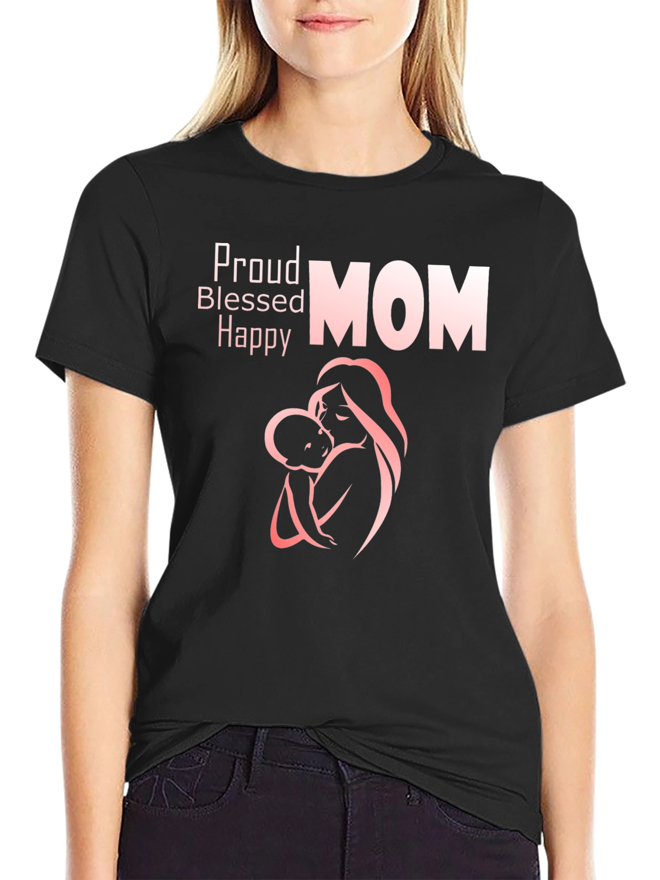 Proud Mom T-Shirt - Mother & Child Graphic Tee