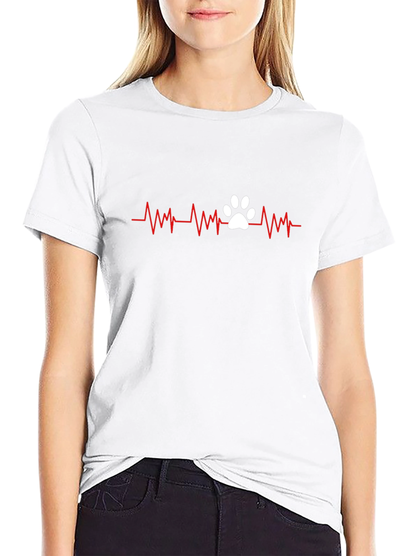 Dog Lover Heartbeat T-Shirt