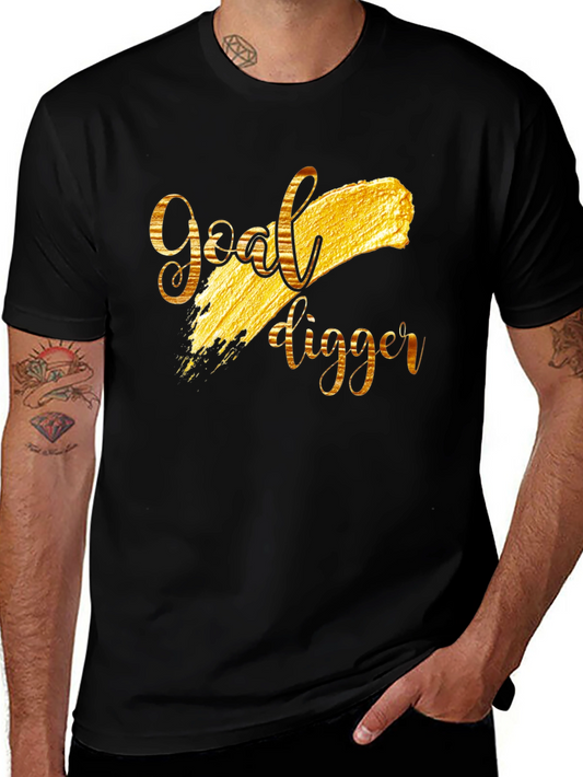Goal Digger Graphic Tee - Black