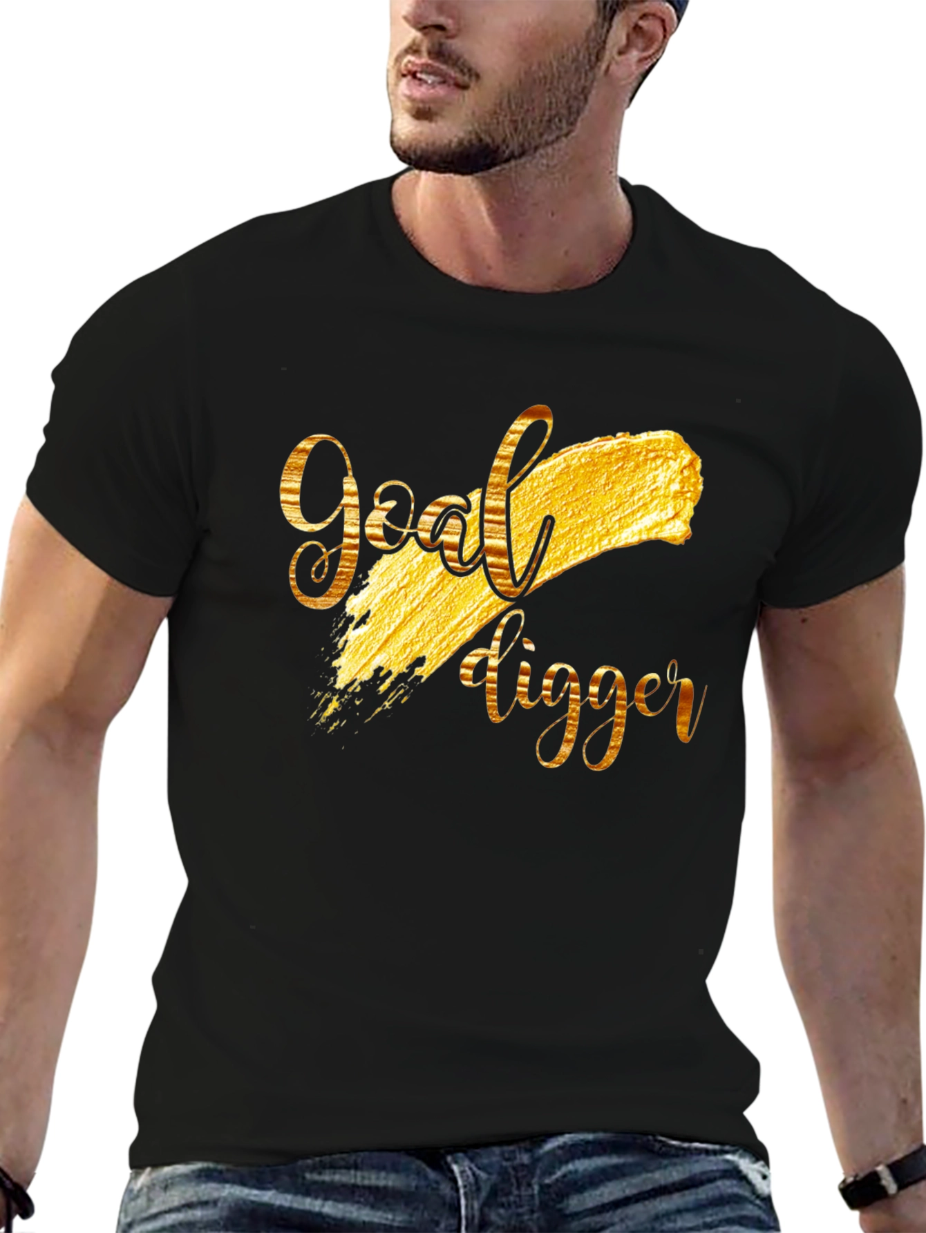 Goal Digger Graphic Tee - Black