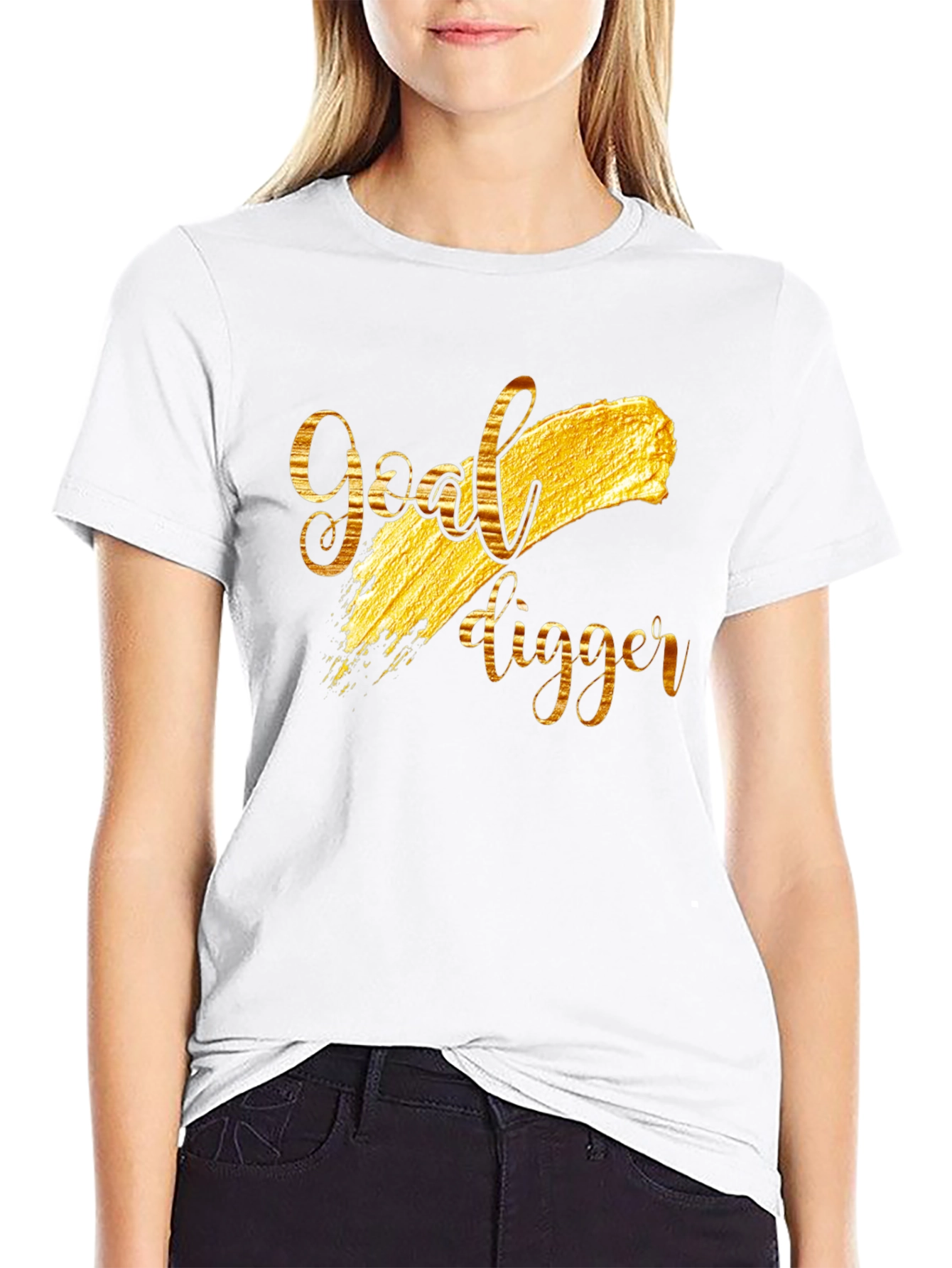 Goal Digger Graphic Tee - Black