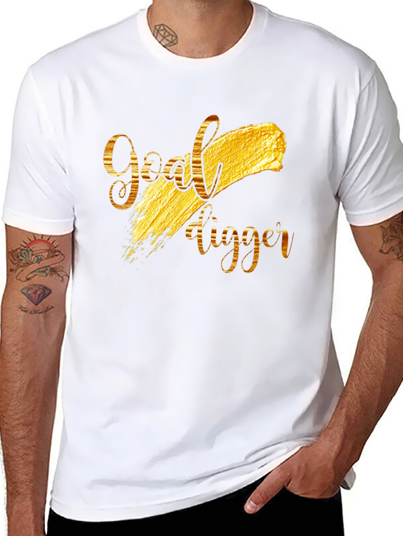 Goal Digger Graphic Tee - Black