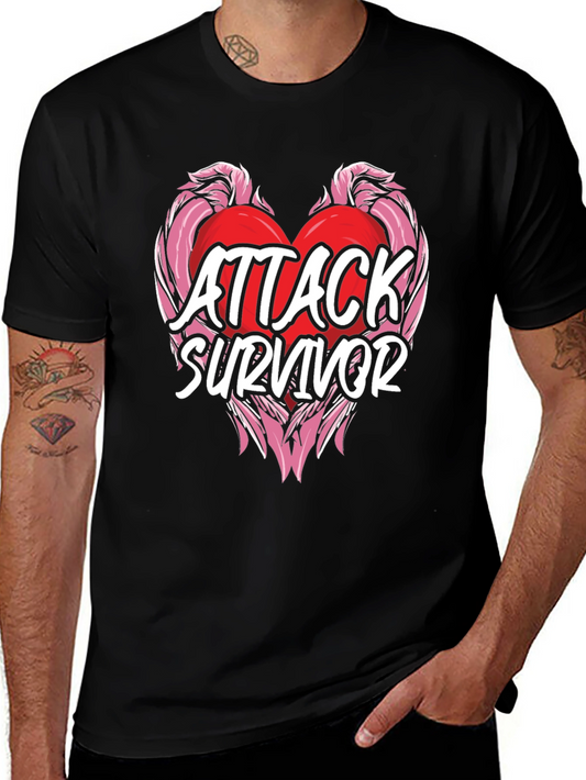 Attack Survivor Heart Graphic Tee