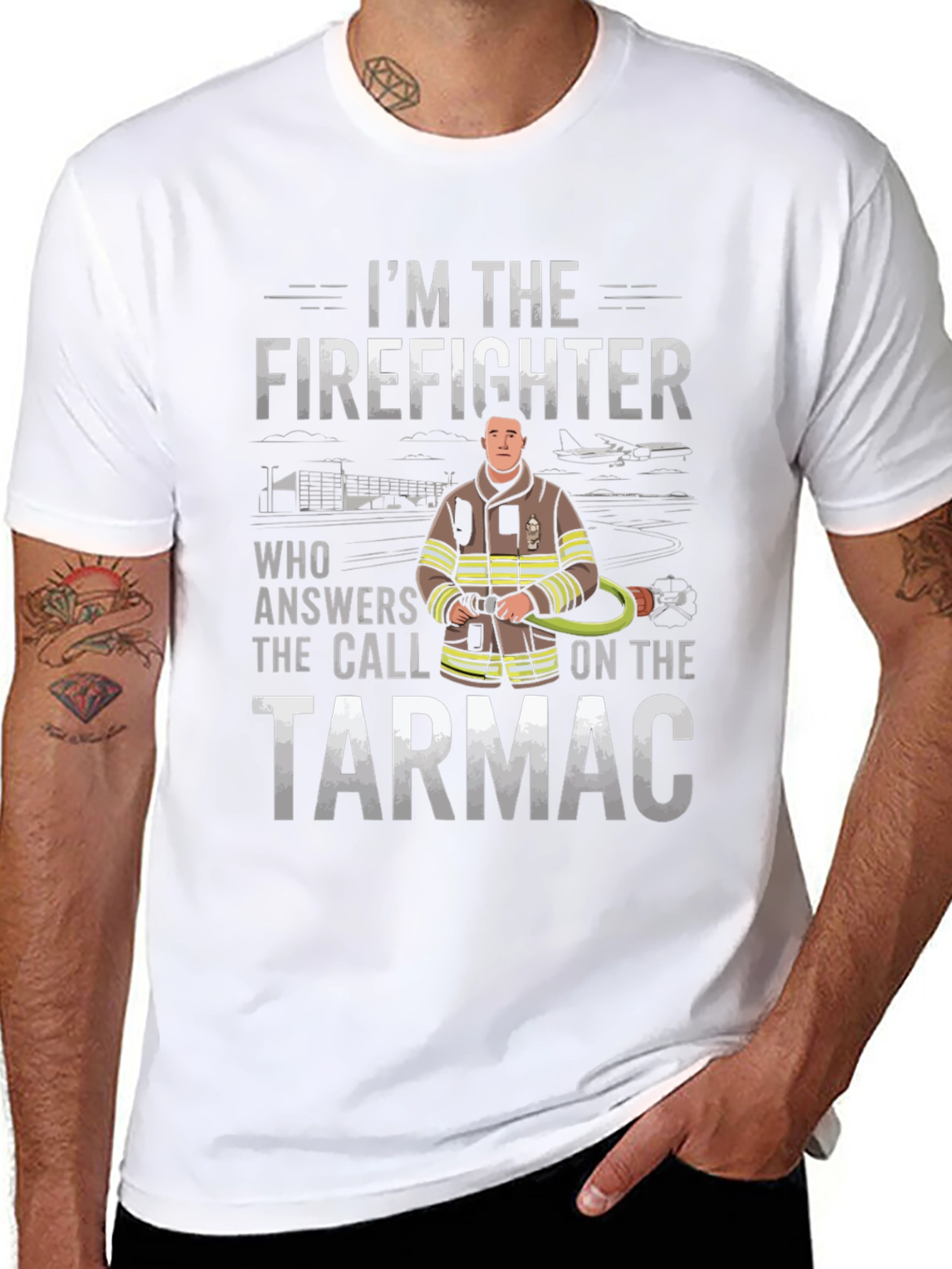 Firefighter T-Shirt - Tarmac Hero