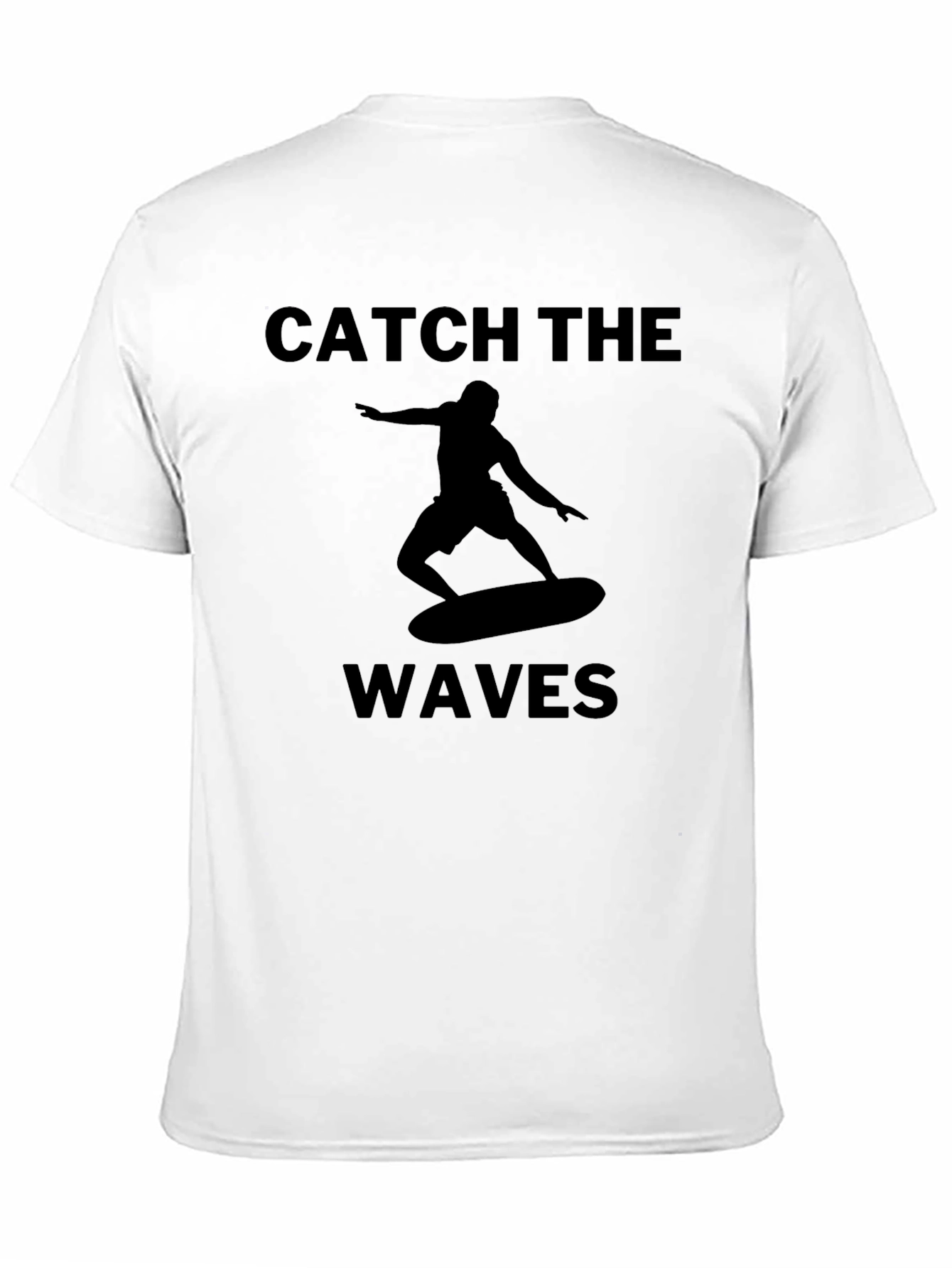 Catch the Waves Graphic Tee - Surfer T-Shirt