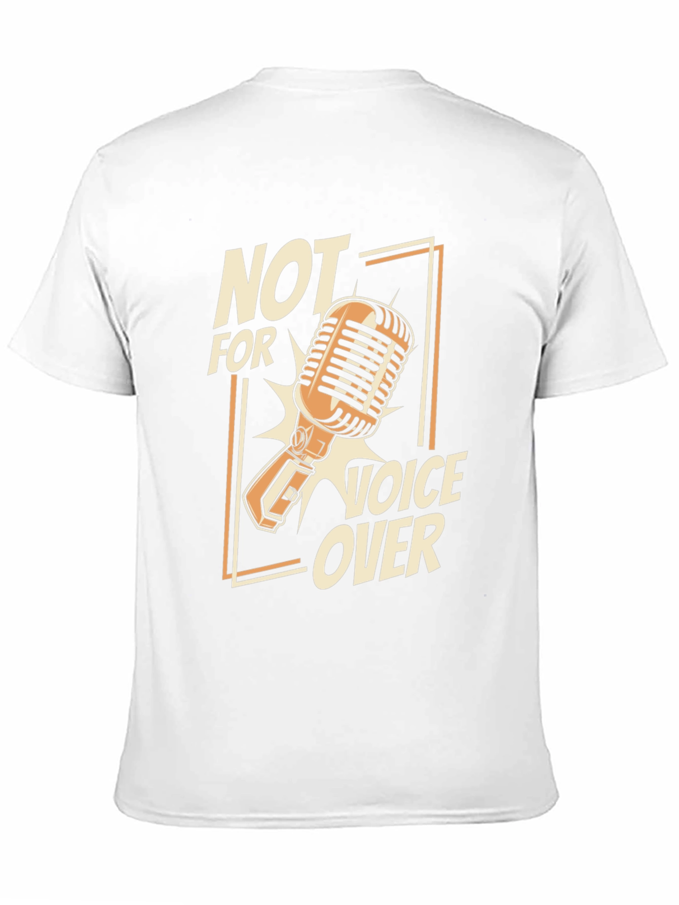 Not For Voice Over Microphone Graphic T-Shirt