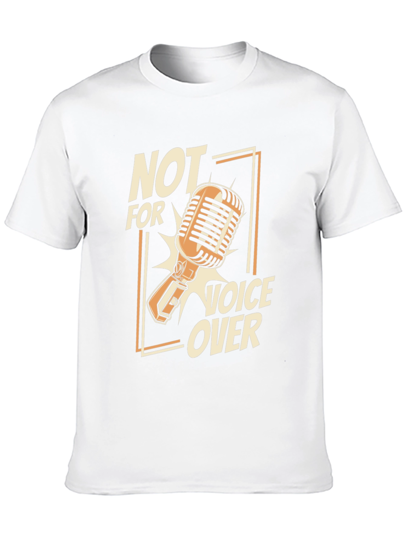Not For Voice Over Microphone Graphic T-Shirt