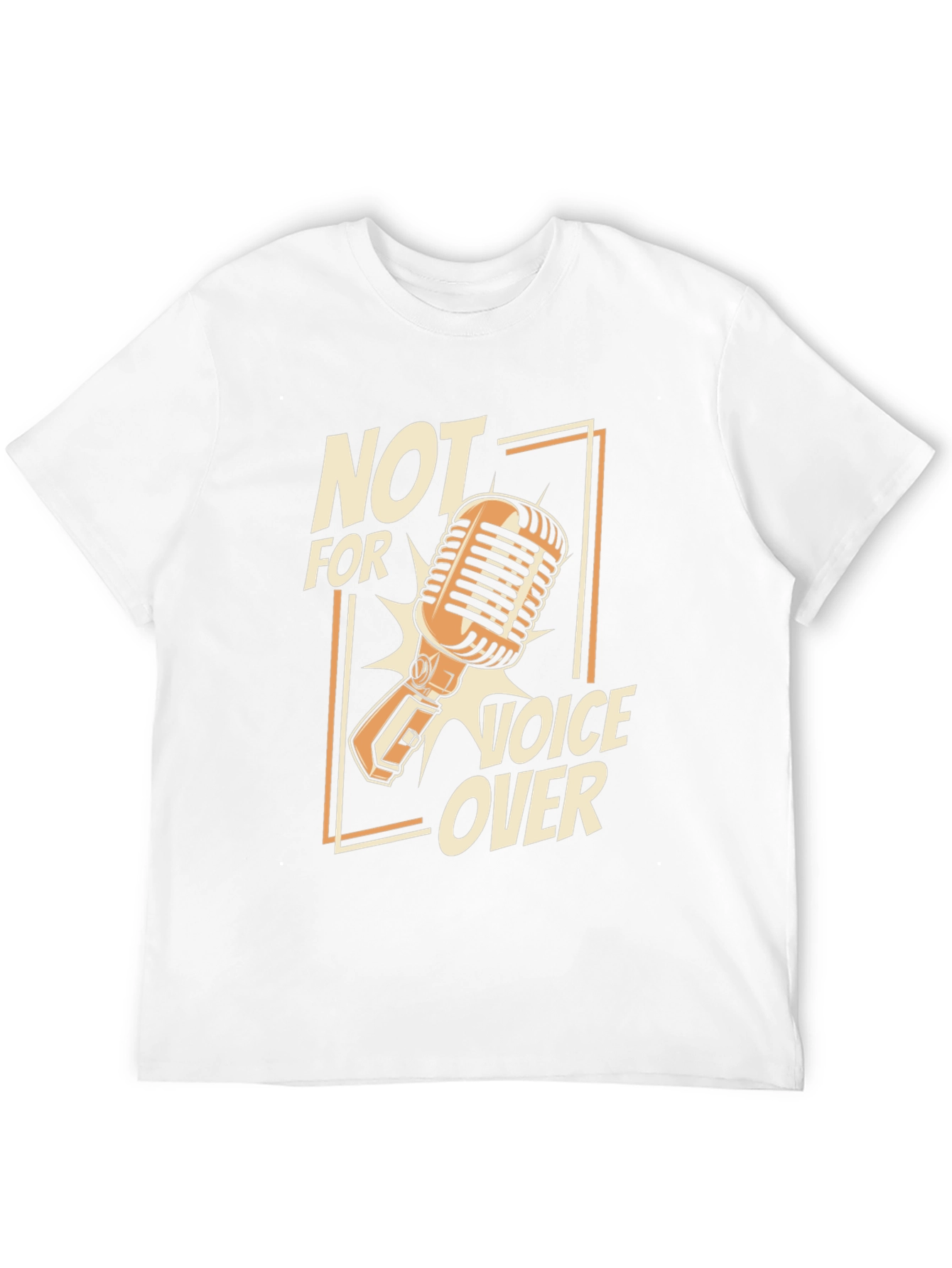 Not For Voice Over Microphone Graphic T-Shirt