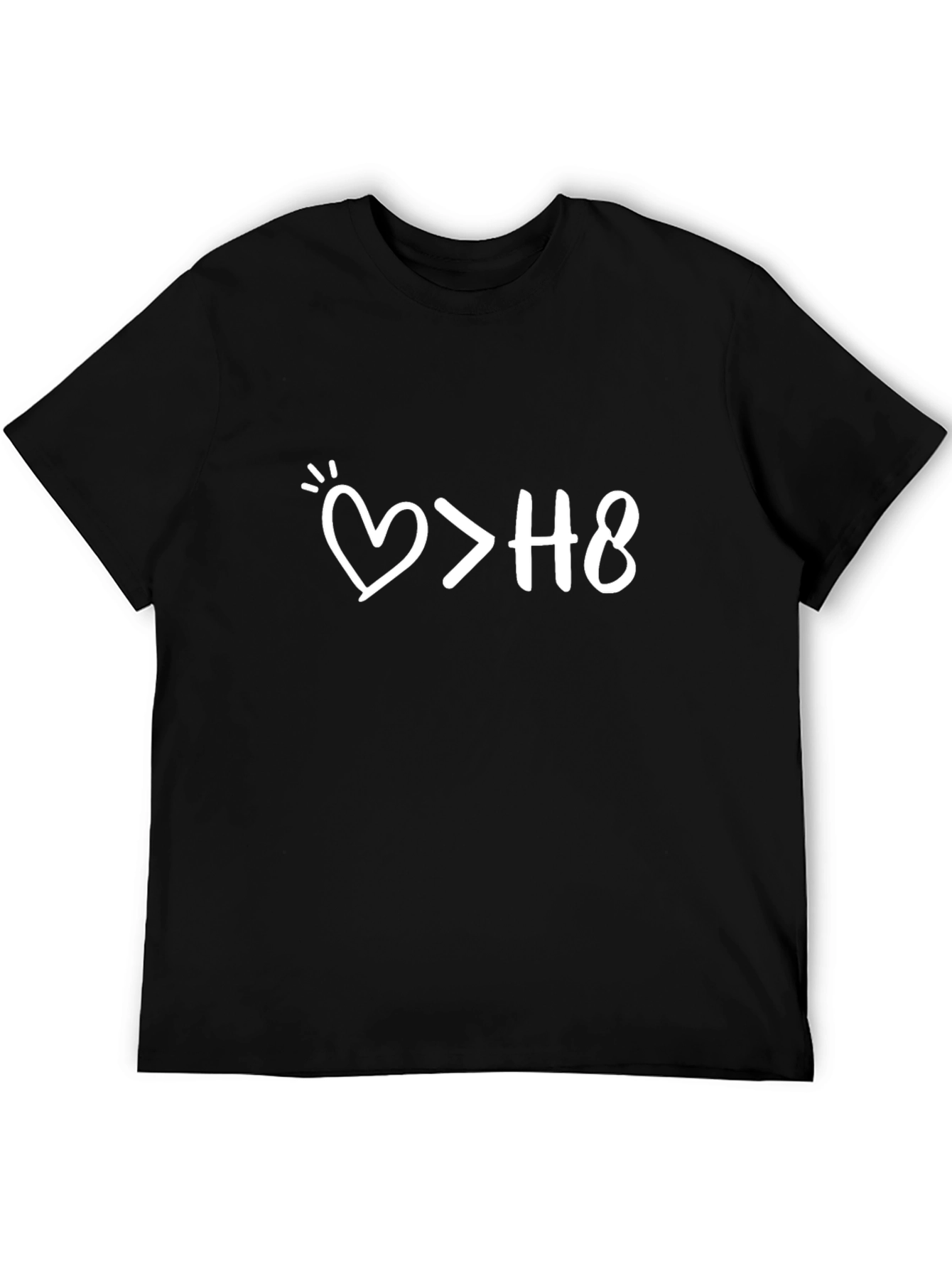 Love Over Hate Graphic T-Shirt