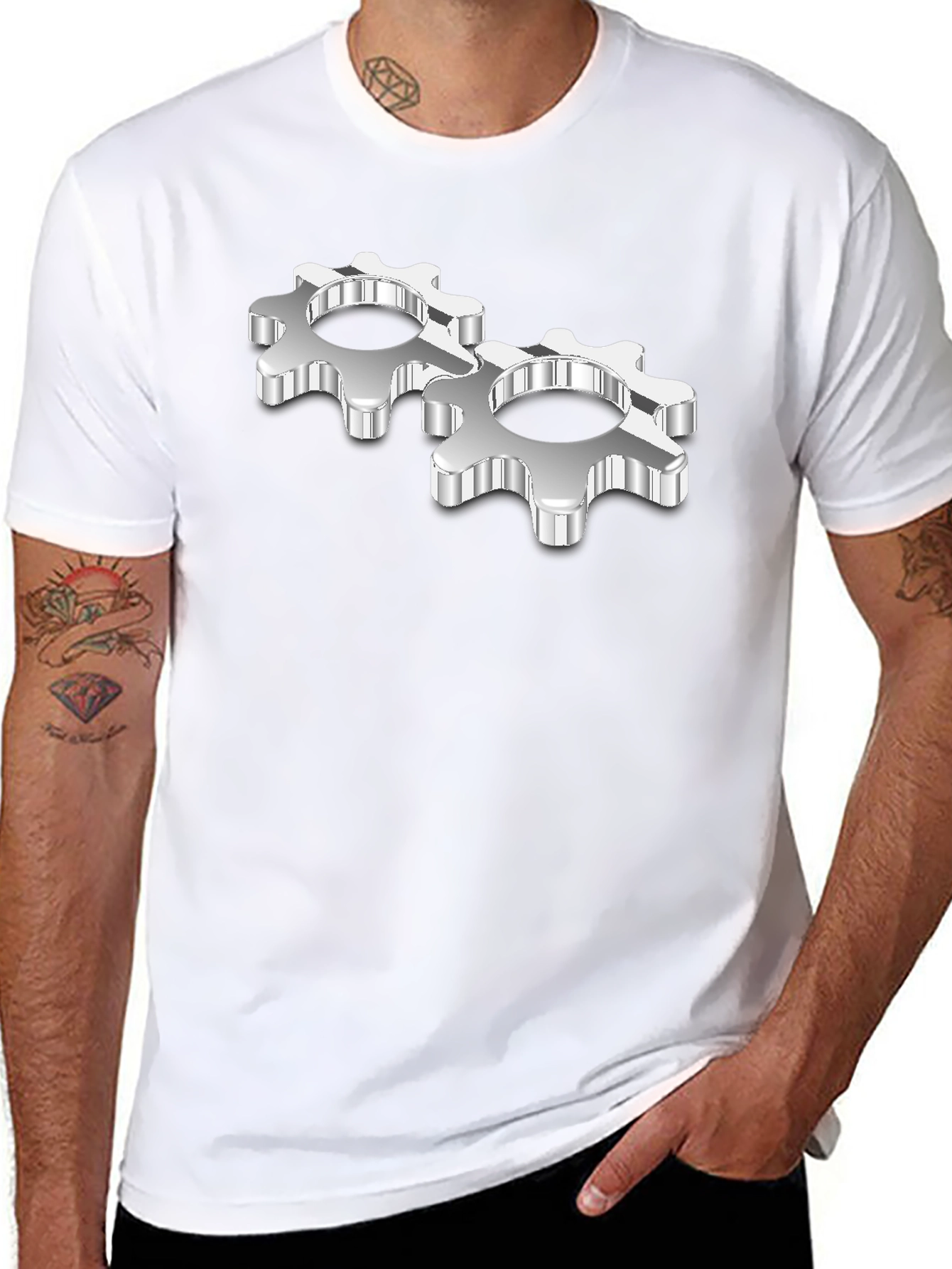 Gear Head Black T-Shirt