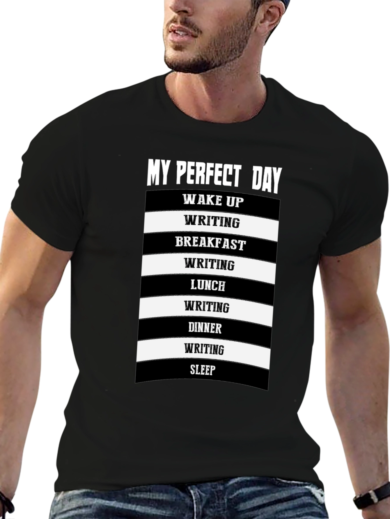 Perfect Day Writing T-Shirt
