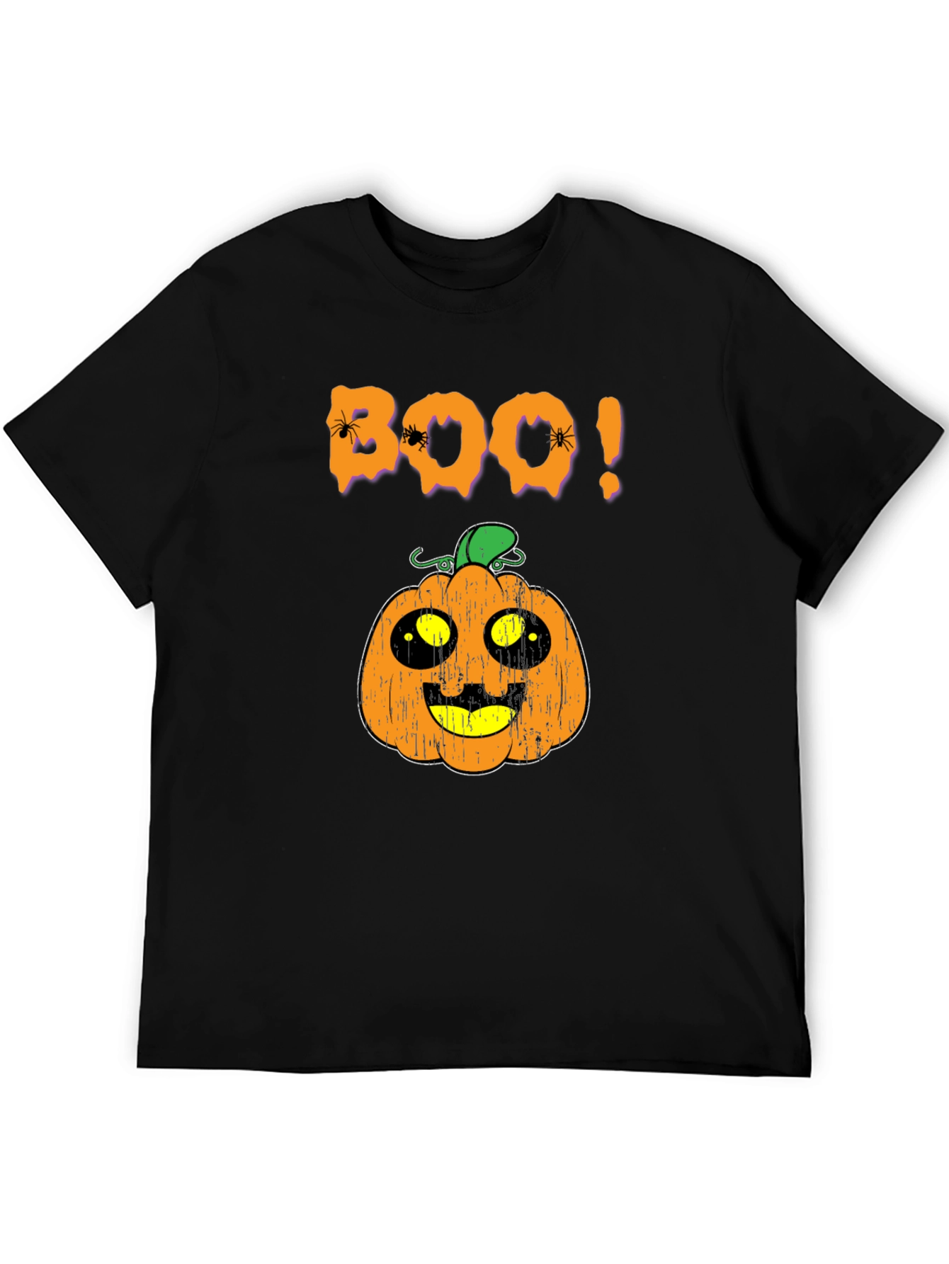 Halloween Boo Pumpkin Graphic T-Shirt