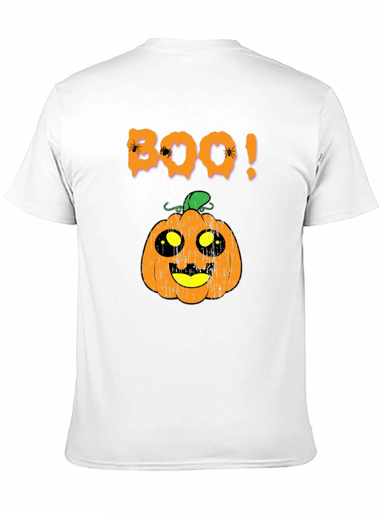 Halloween Boo Pumpkin Graphic T-Shirt