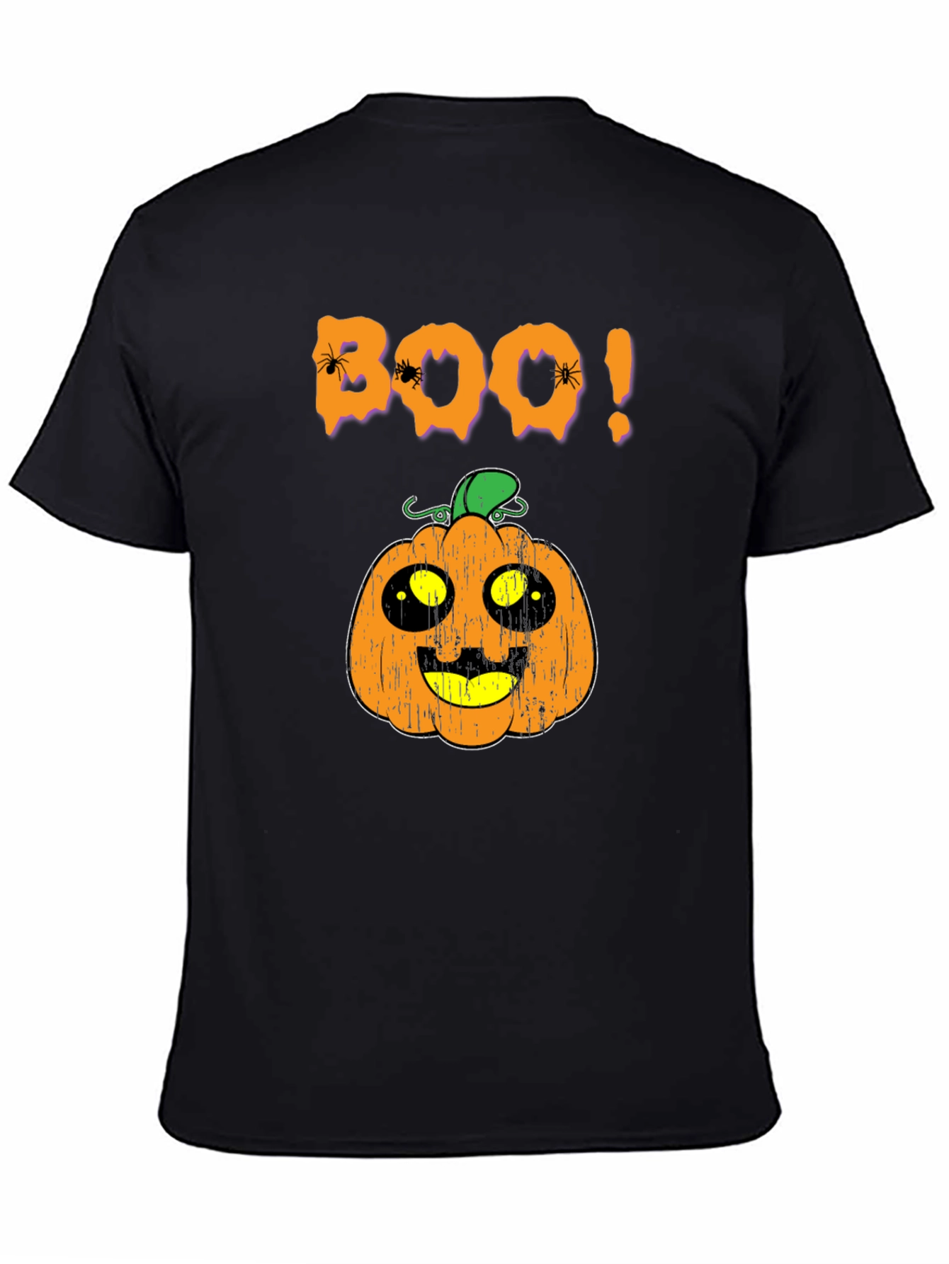 Halloween Boo Pumpkin Graphic T-Shirt